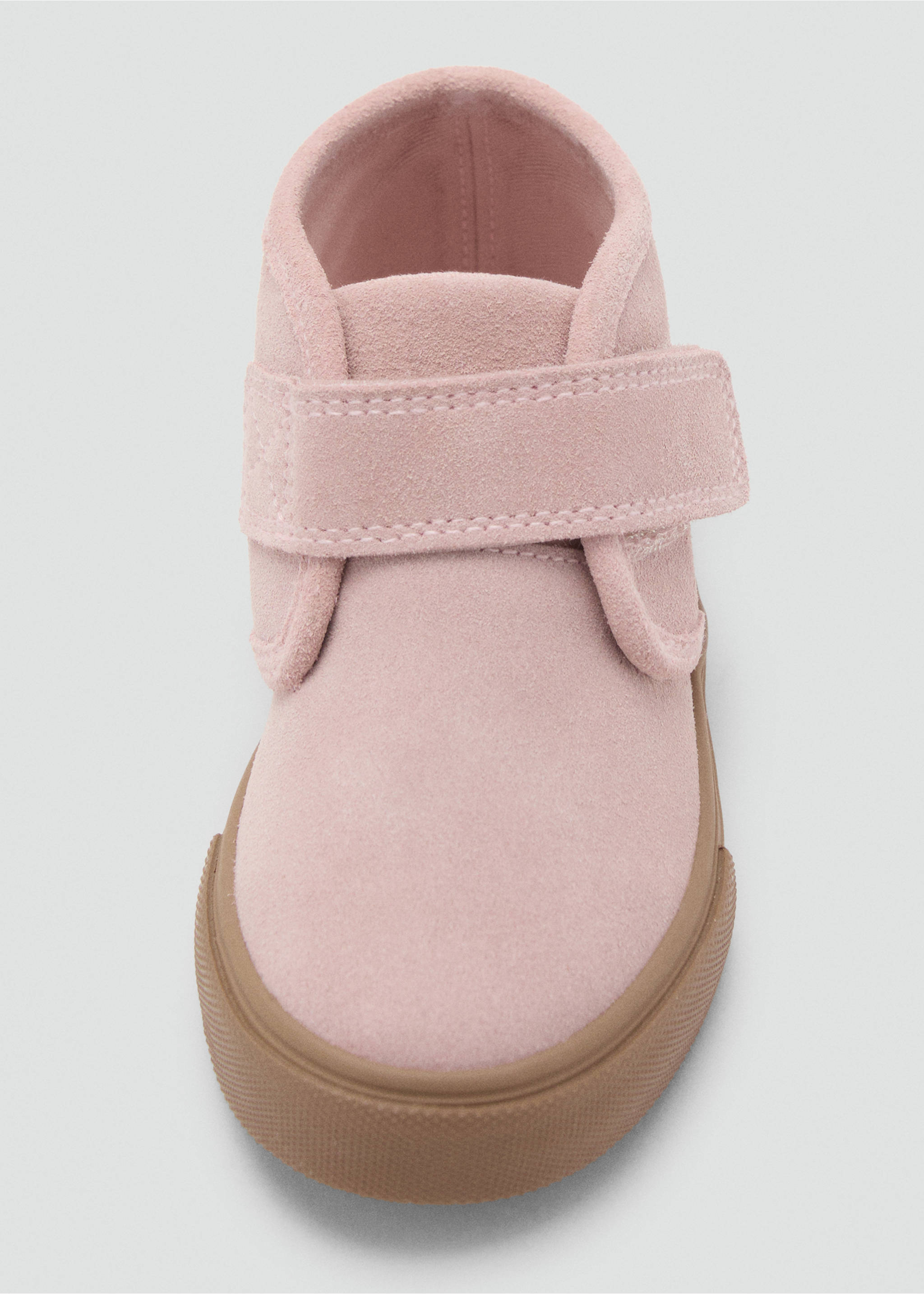 Zapato piel velcro - Detalle del artículo 2, Rosa pastel. Ref: 17076350-00.