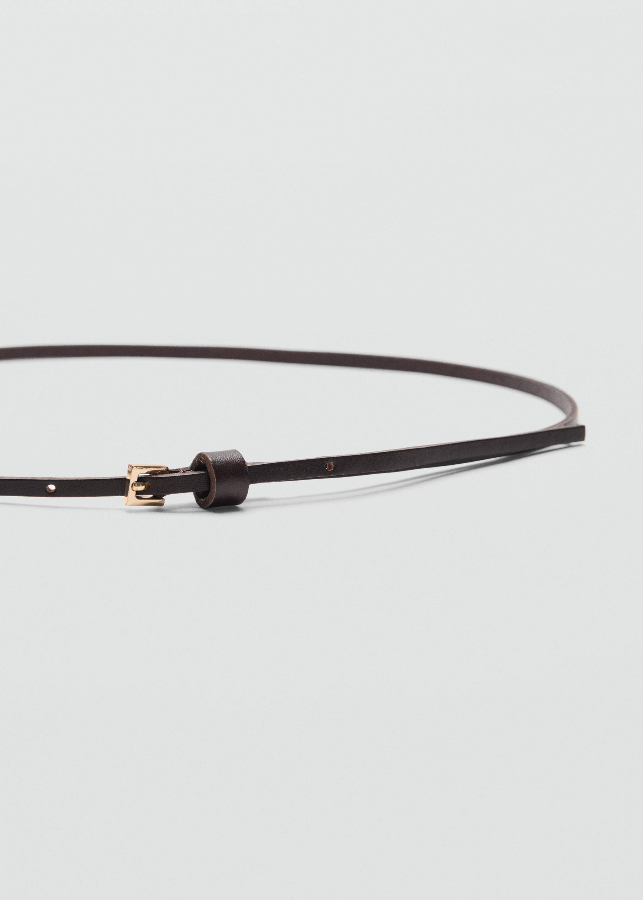 Ceinture cuir mini - Plan moyen
