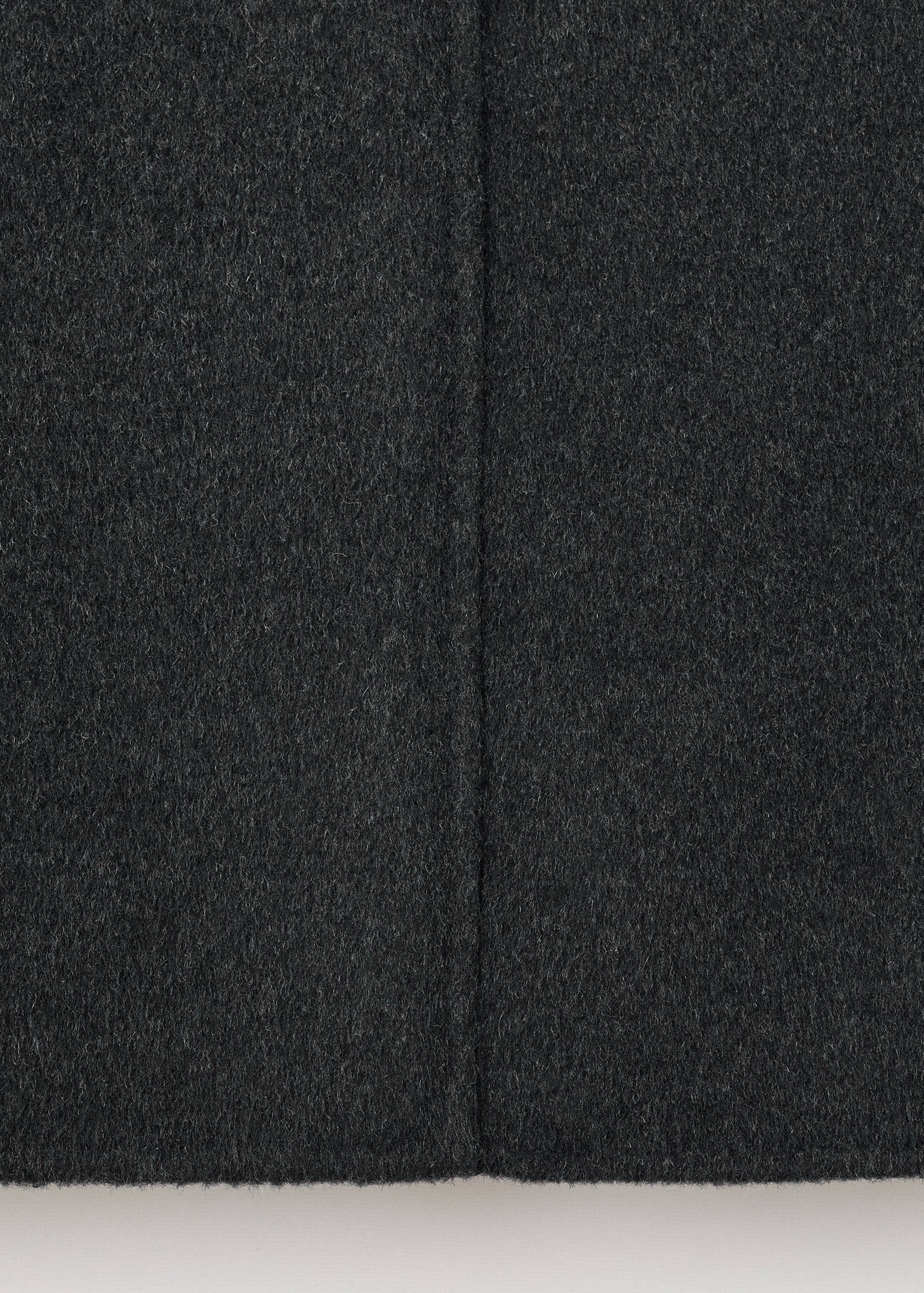 Wool midi-skirt with slit - Details of the article 8