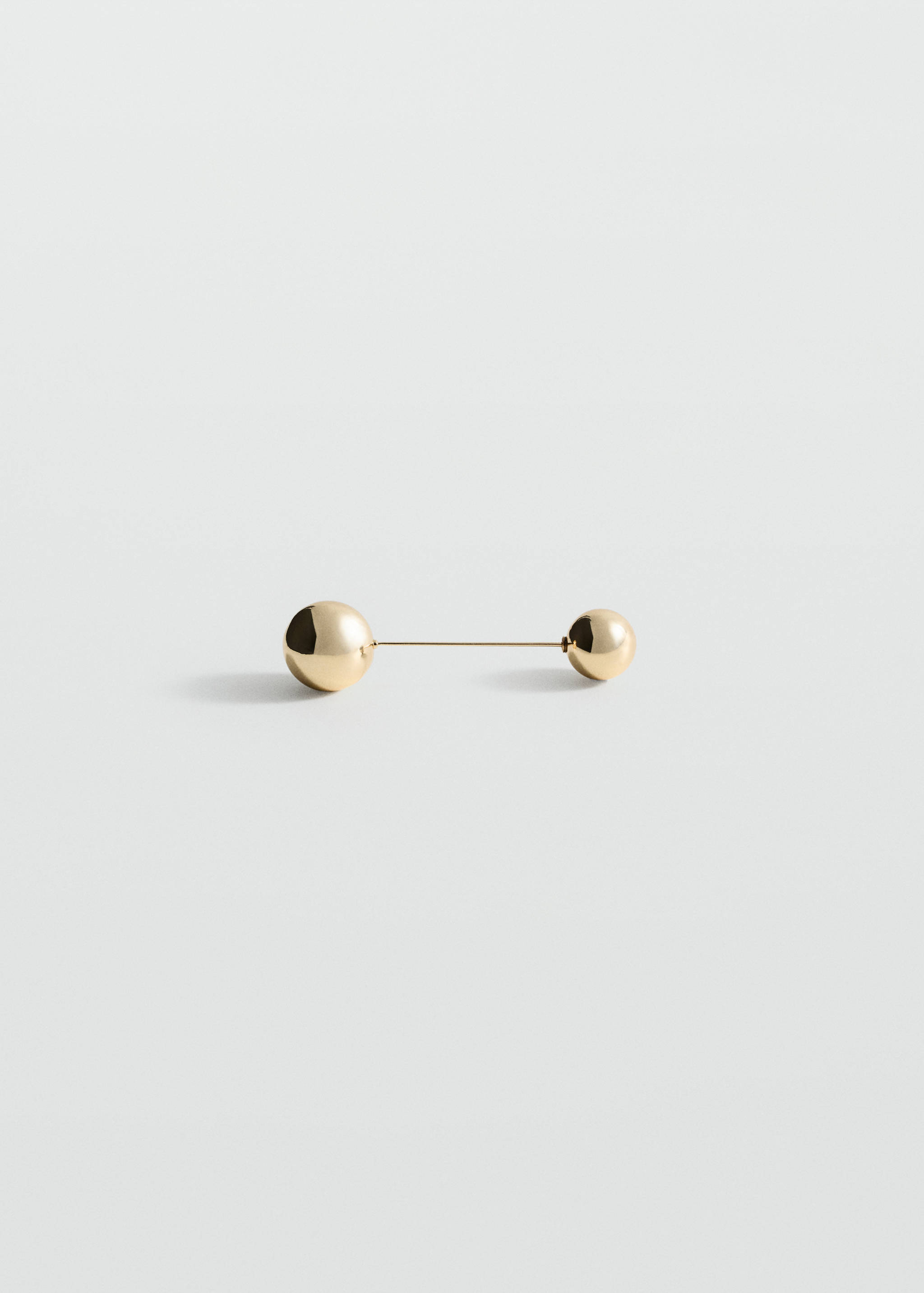 Metallic spheres brooch - Article without model