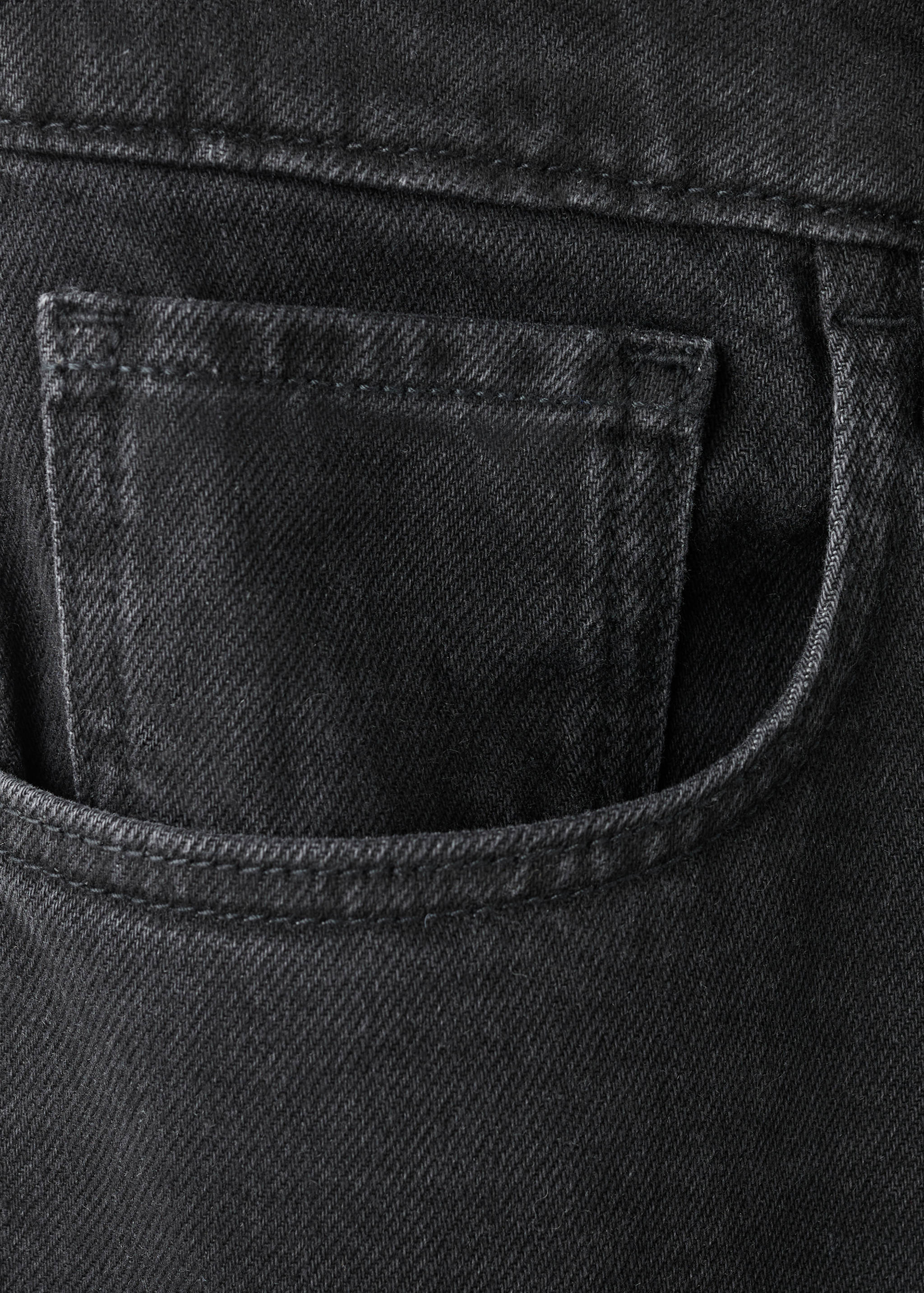 High-waisted barrel jeans - Details of the article 0