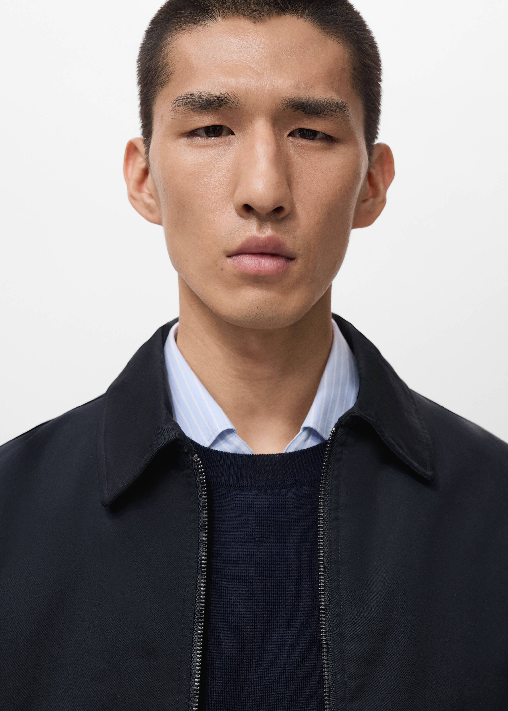 Quilted water repellent jacket - Details of the article 1