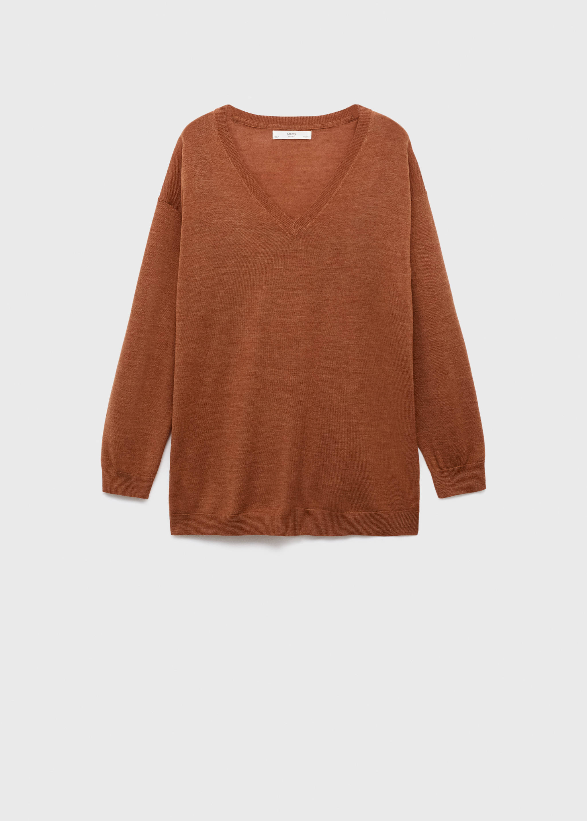 V-neck wool sweater - Article without model