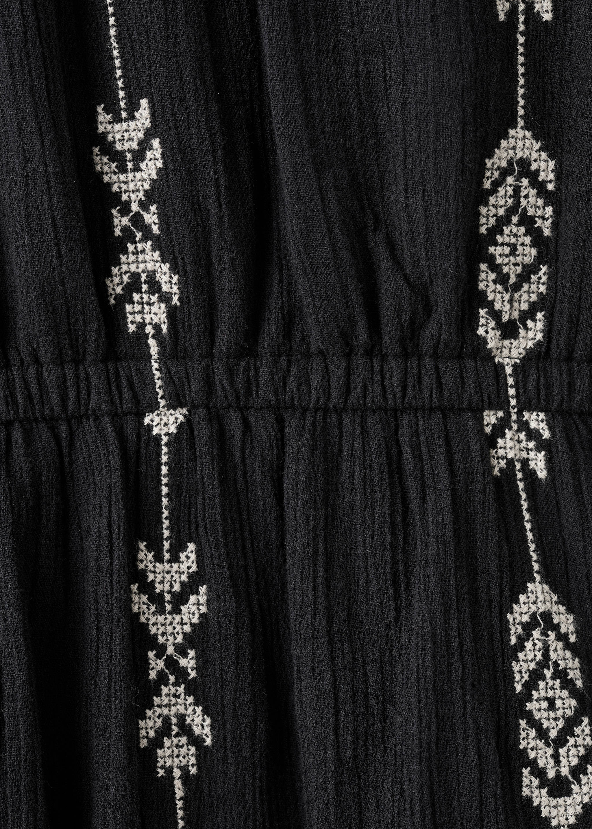 İşlemeli volanlı elbise - Ürün detayı 0