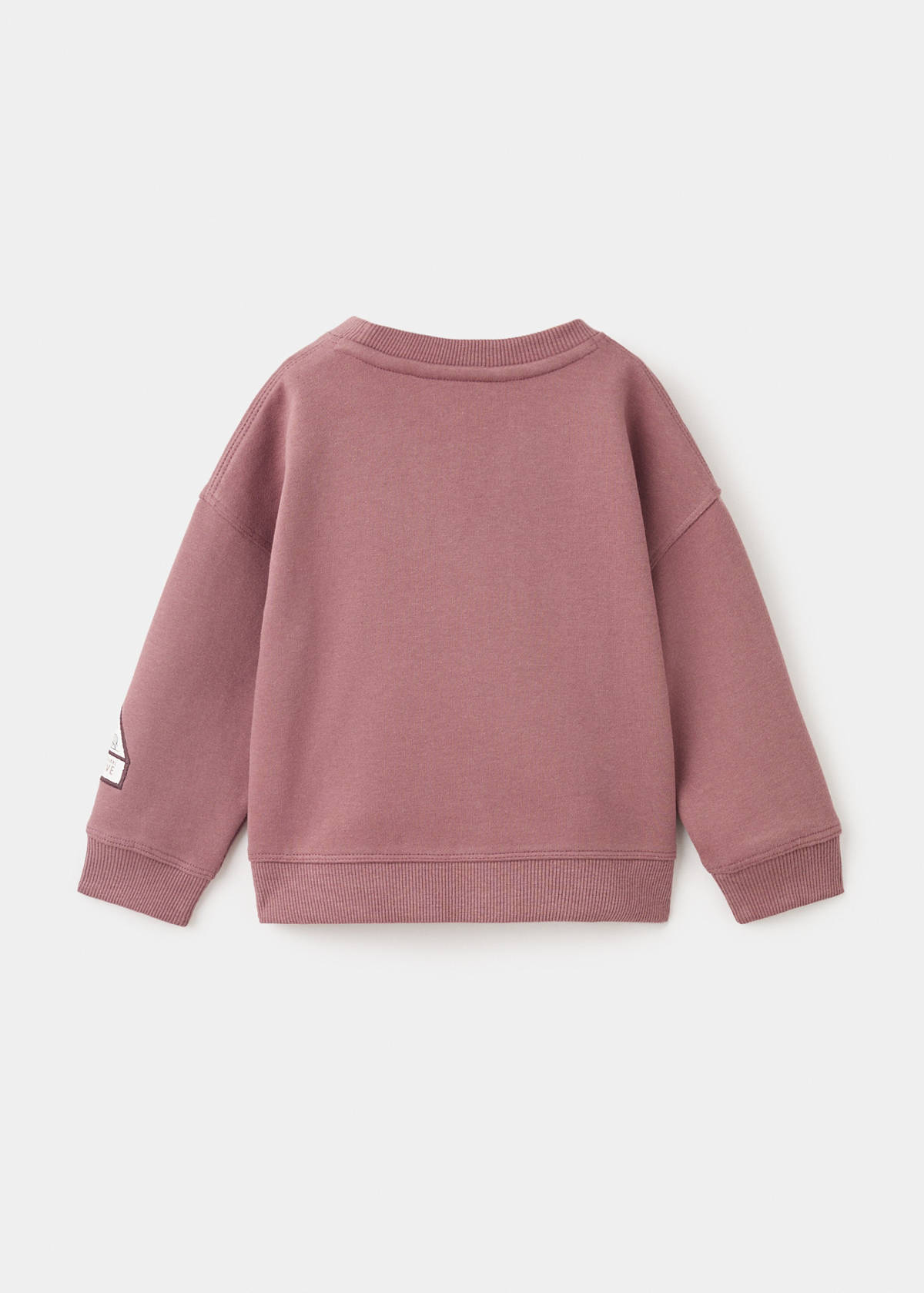 Embroidered cotton sweatshirt — Cherry