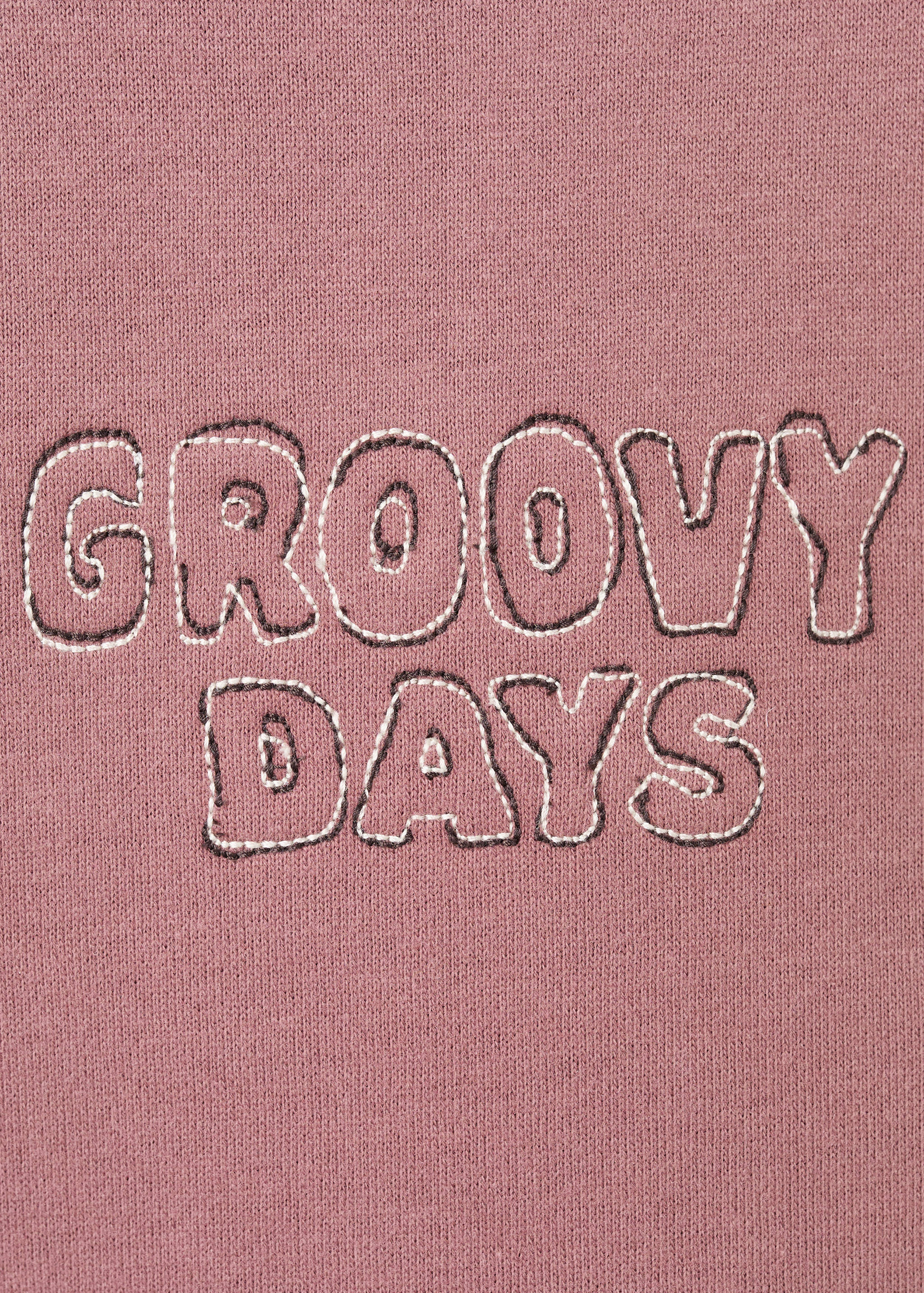 Sudadera algodón bordado - Detalle del artículo 0