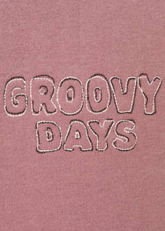Embroidered cotton sweatshirt — Cherry 5