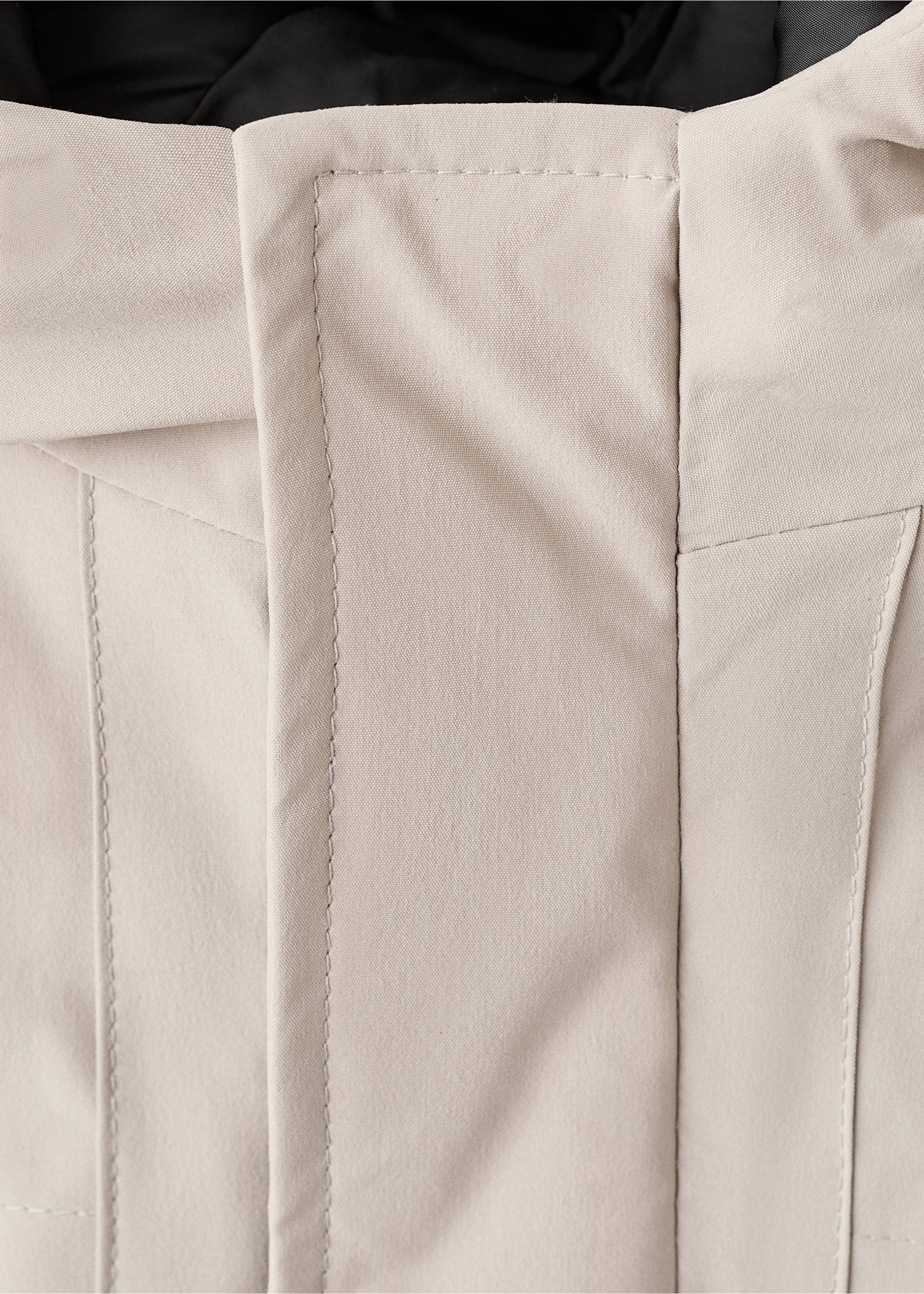 Anorak capucha pelo - Detalle del artículo 8, Marrón medio. Ref: 17076730-00.