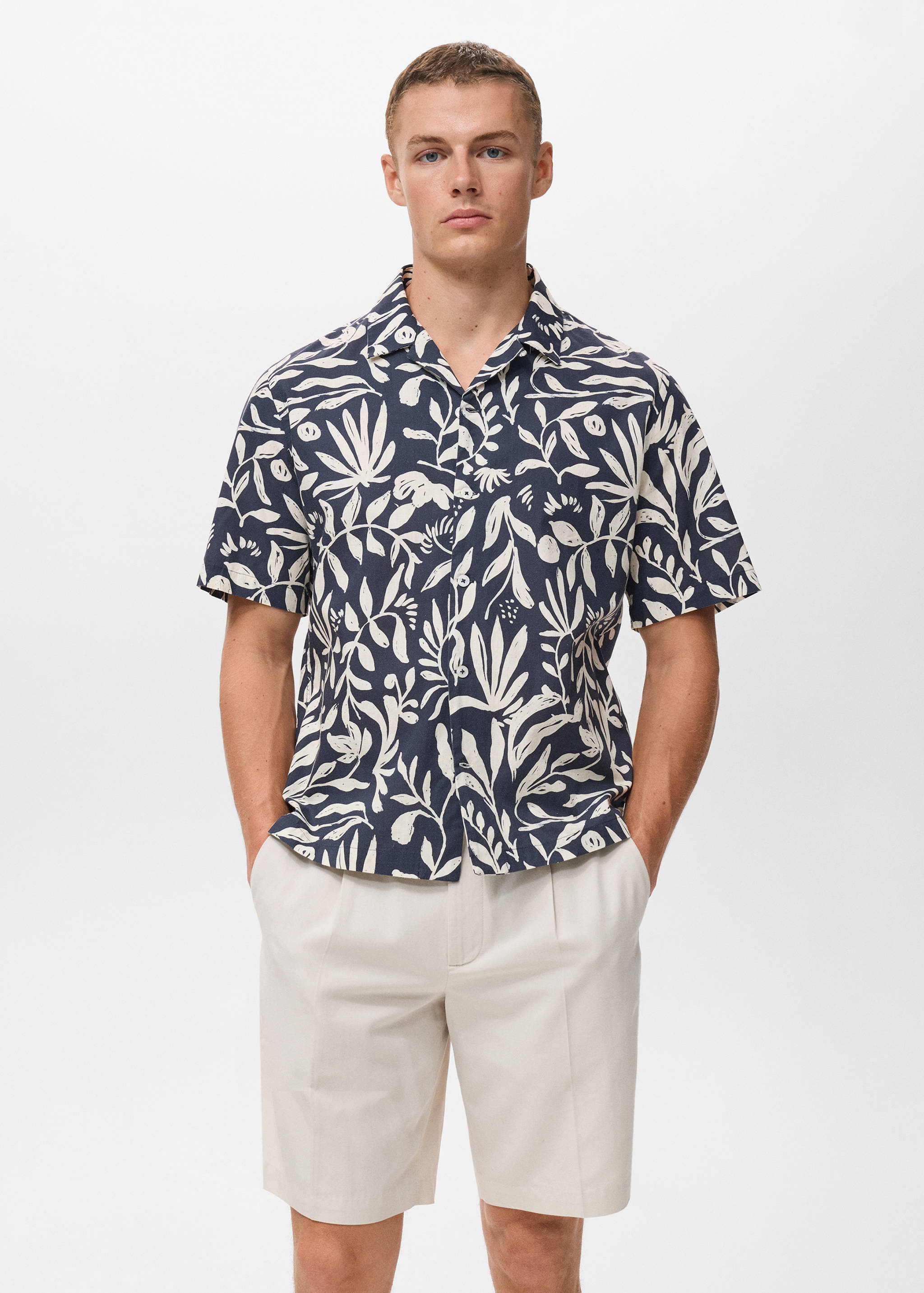 Relaxed-fit printed shirt - Medium plane