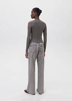 Cut-out t-shirt — Medium Heather Grey 5