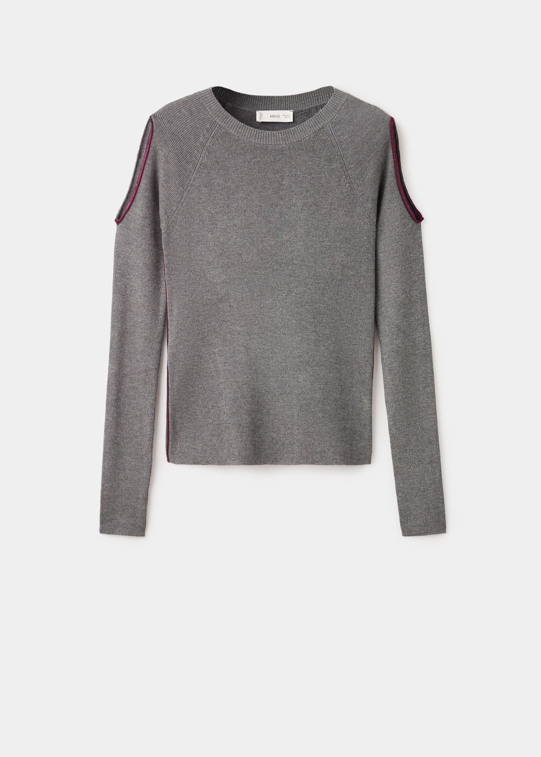 Cut out detaylı tişört - Modelsiz ürün