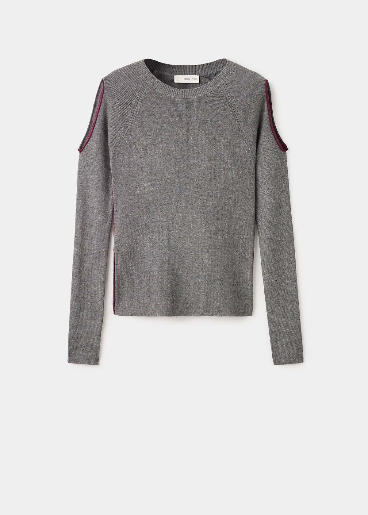 Cut-out t-shirt — Medium Heather Grey