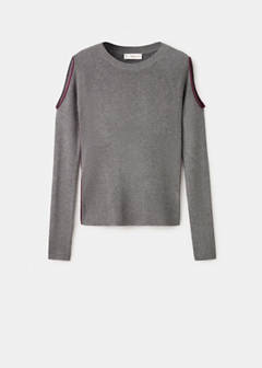 Cut-out t-shirt — Medium Heather Grey 3