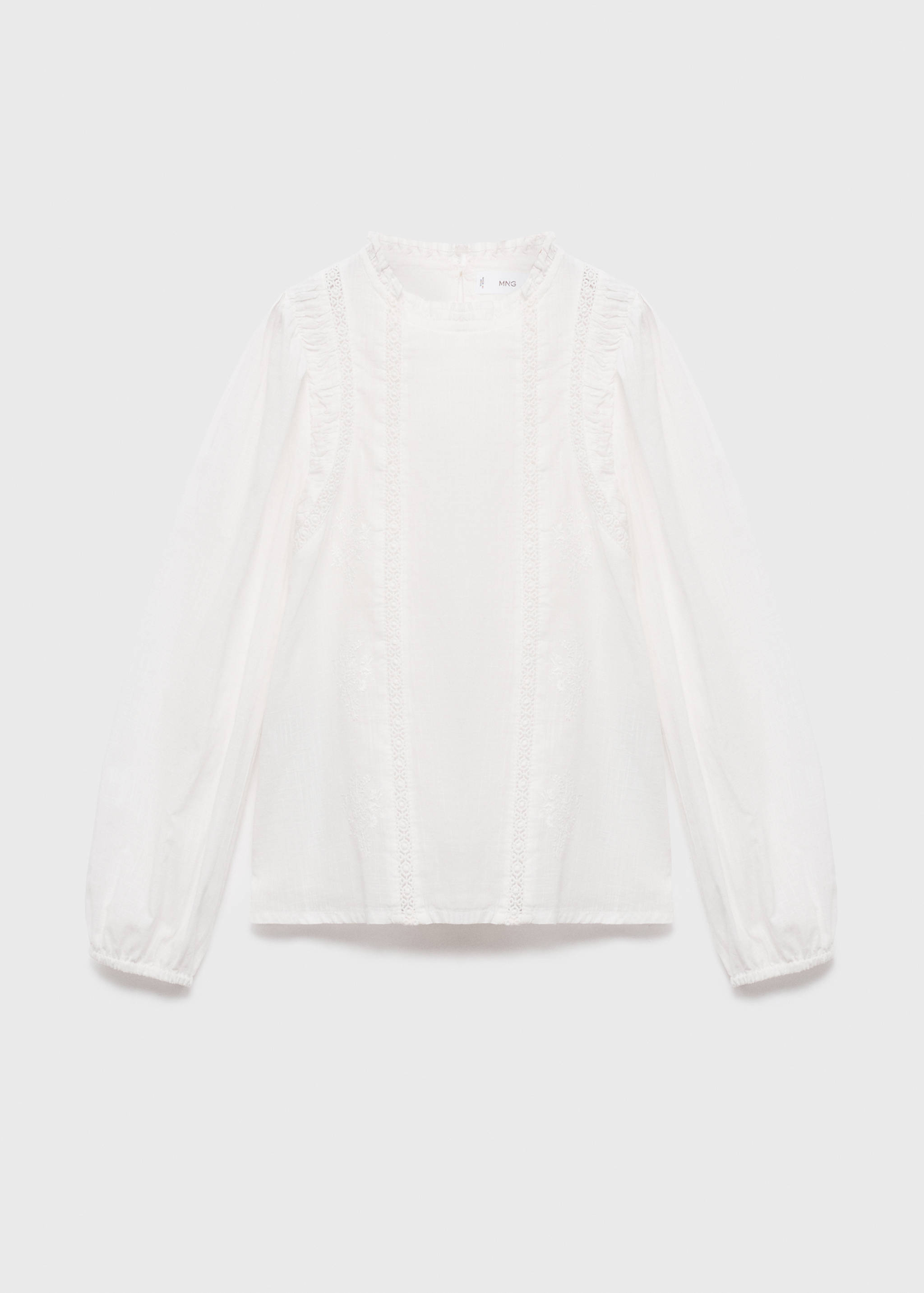 Cotton lace blouse - Article without model