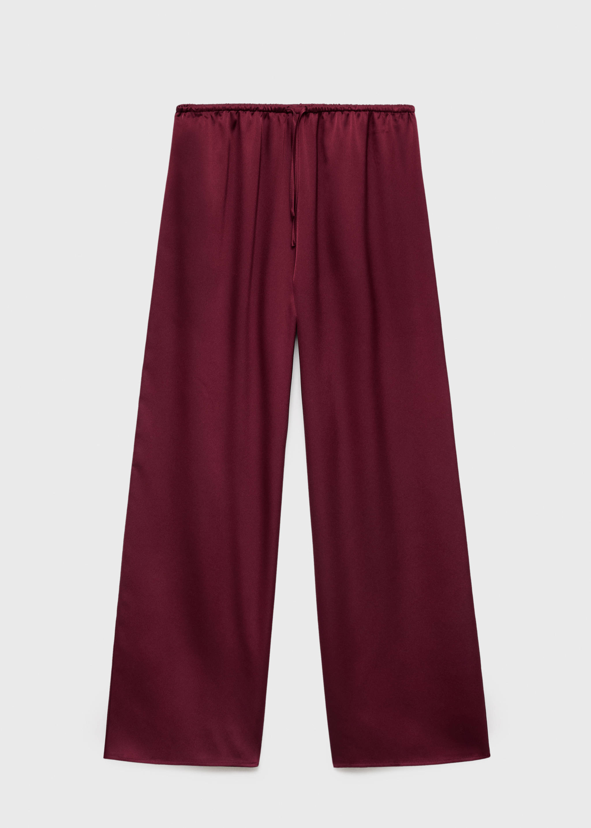 Satin long pants - Article without model