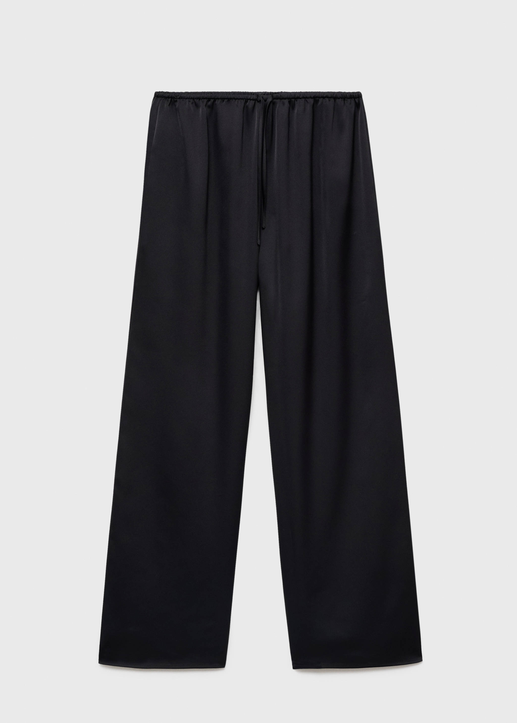 Långbyxor i satin - Artikel utan modell