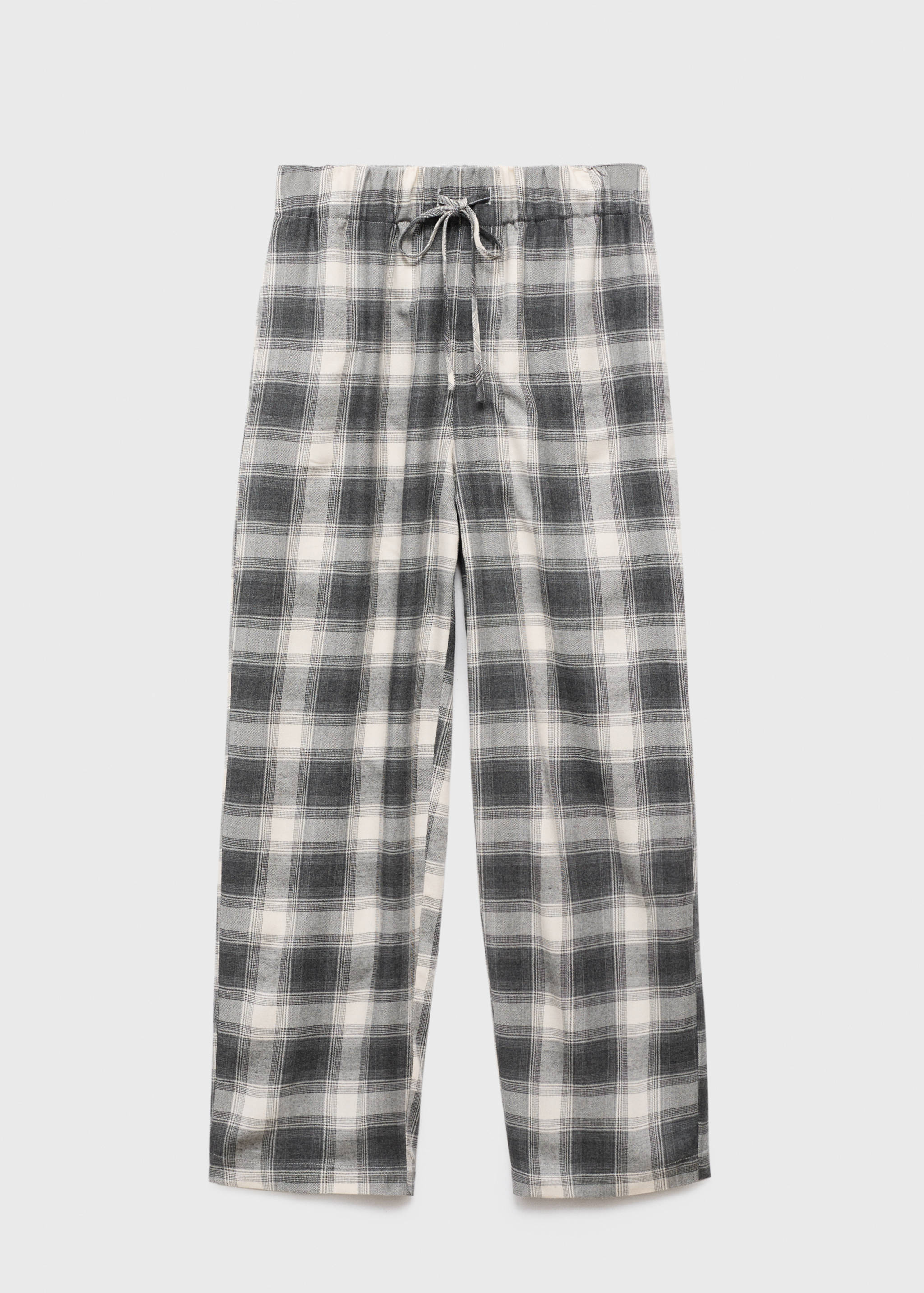 Check flannel pants - Article without model