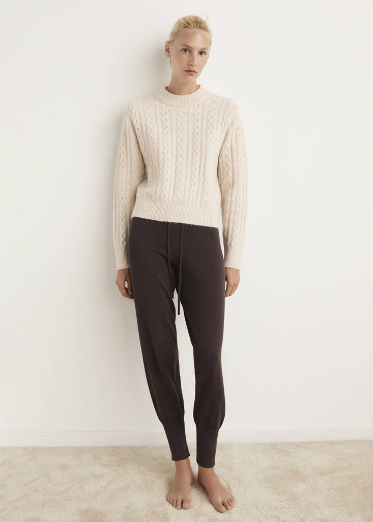 PYJAMA SWEATER BELLO — Ecru