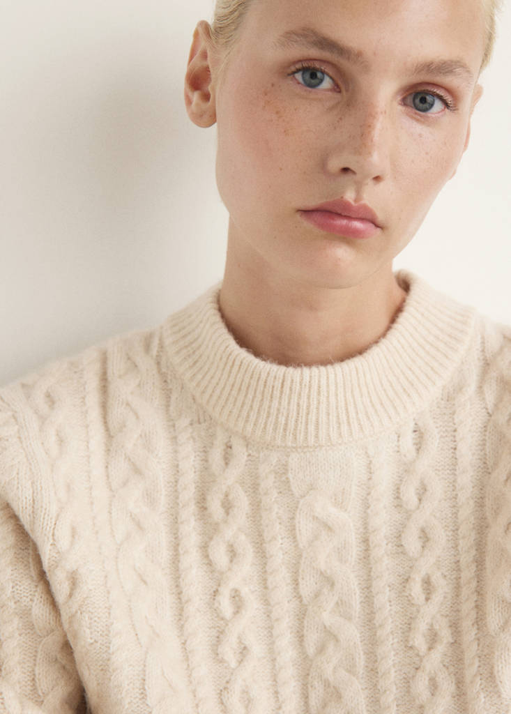 PYJAMA SWEATER BELLO — Ecru