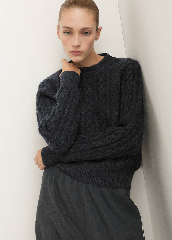 PYJAMA SWEATER BELLO — Charcoal
