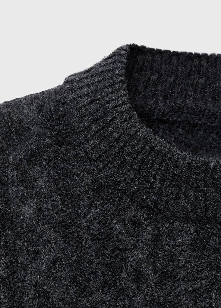 PYJAMA SWEATER BELLO — Charcoal
