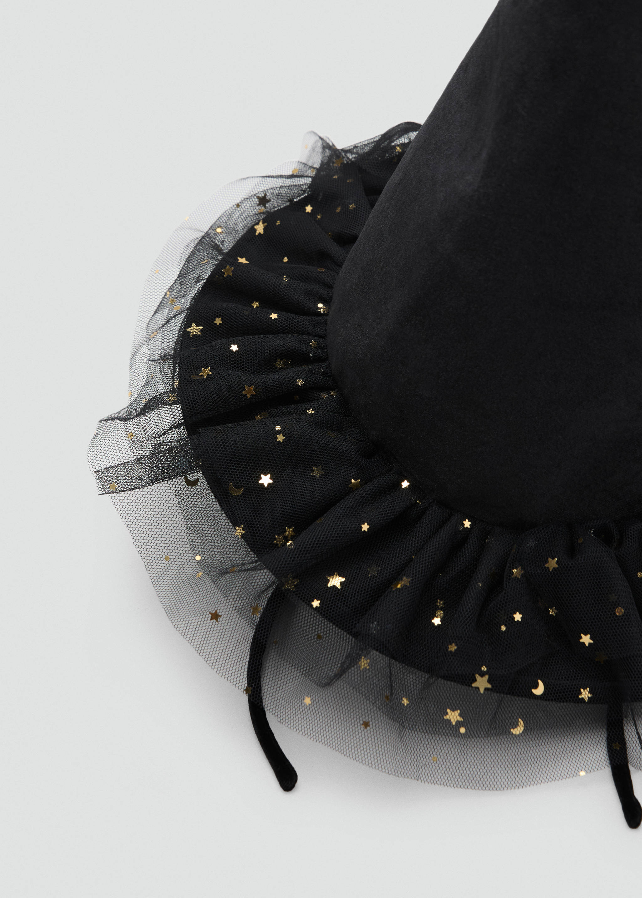 Witch hat with tulle stars - Medium plane