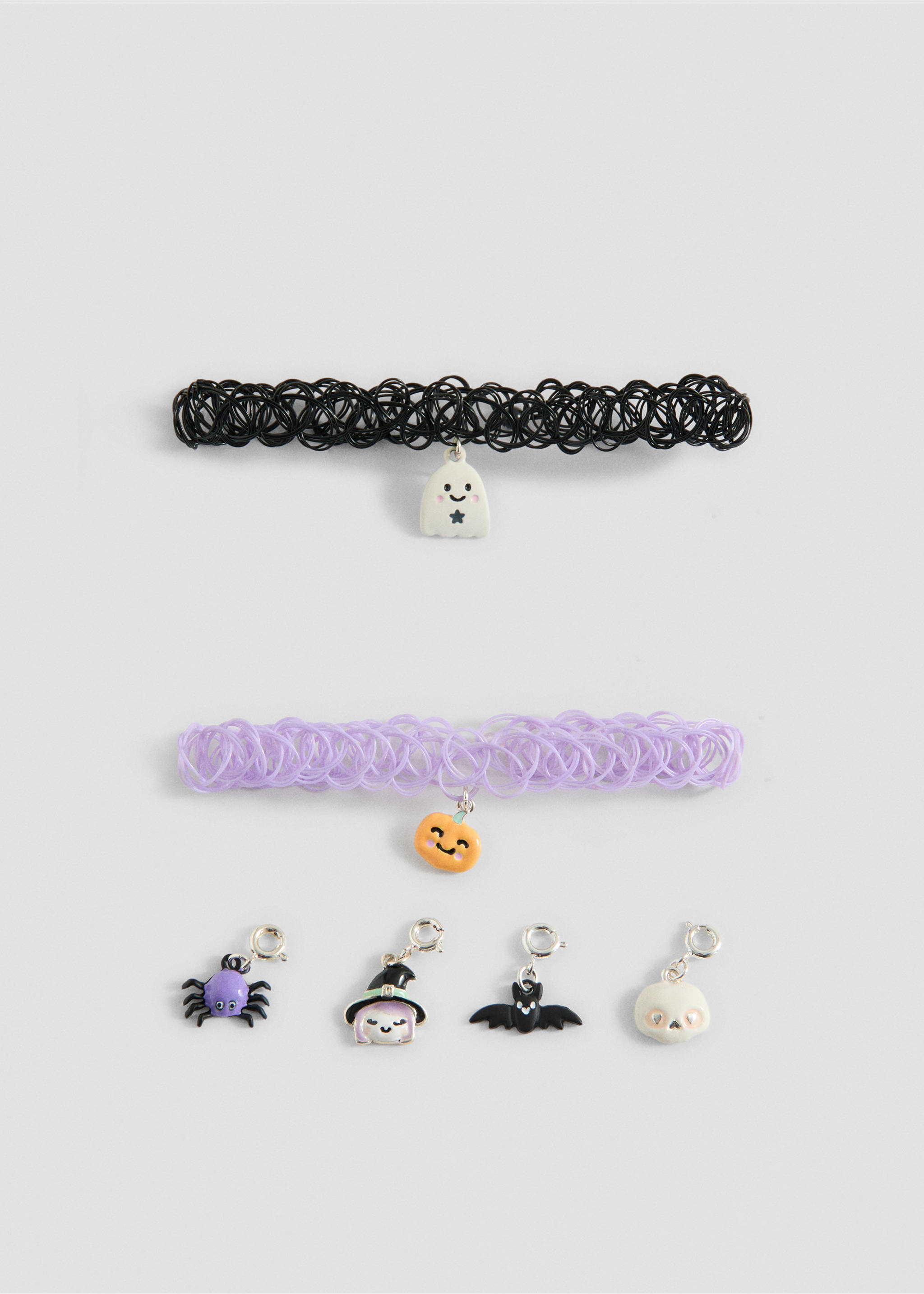 Pack 2 chokers Halloween - Artículo sin modelo, Lila. Ref: 17077133-00.