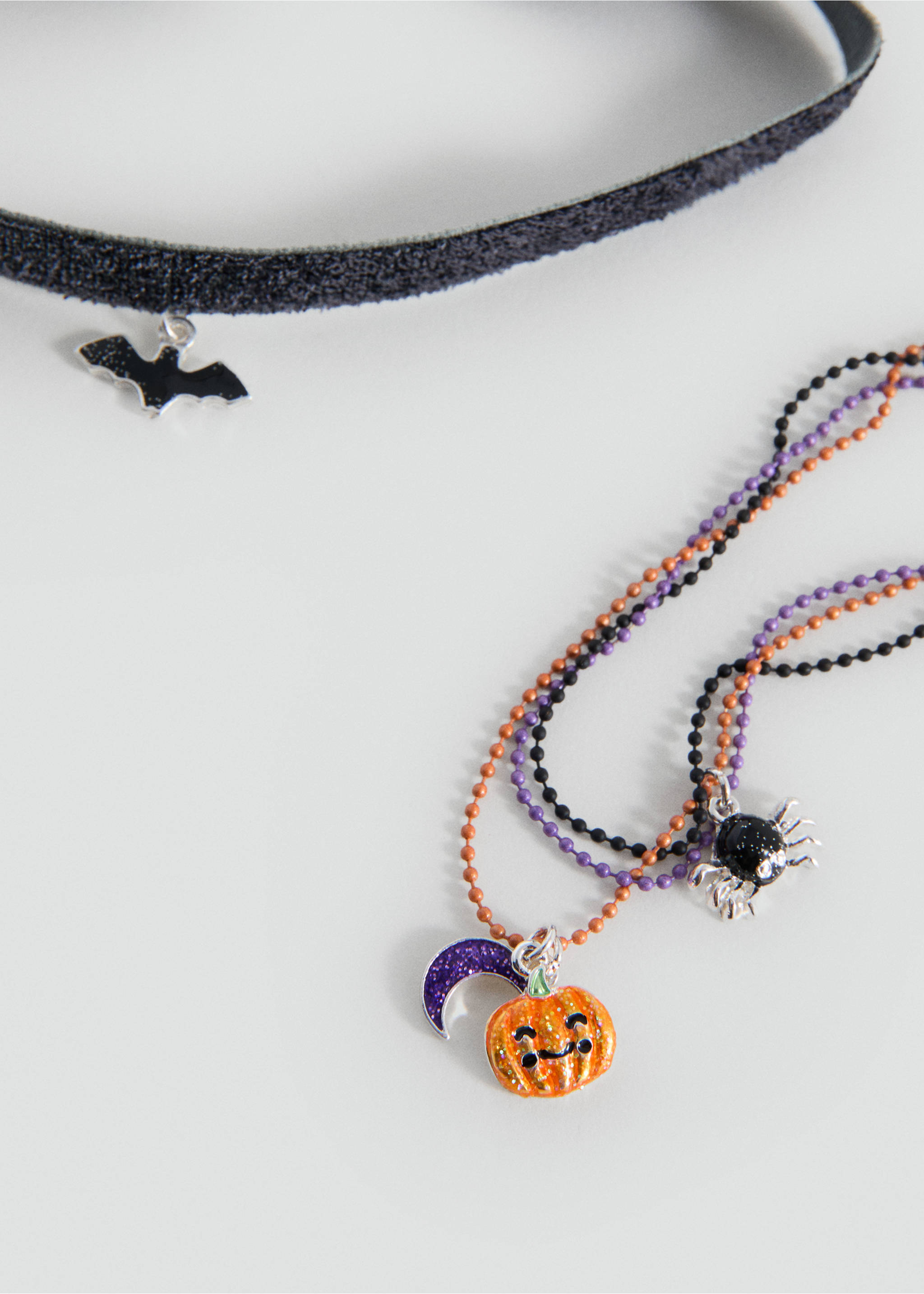 Pack 2 collares Halloween - Plano medio, Negro. Ref: 17077134-00.