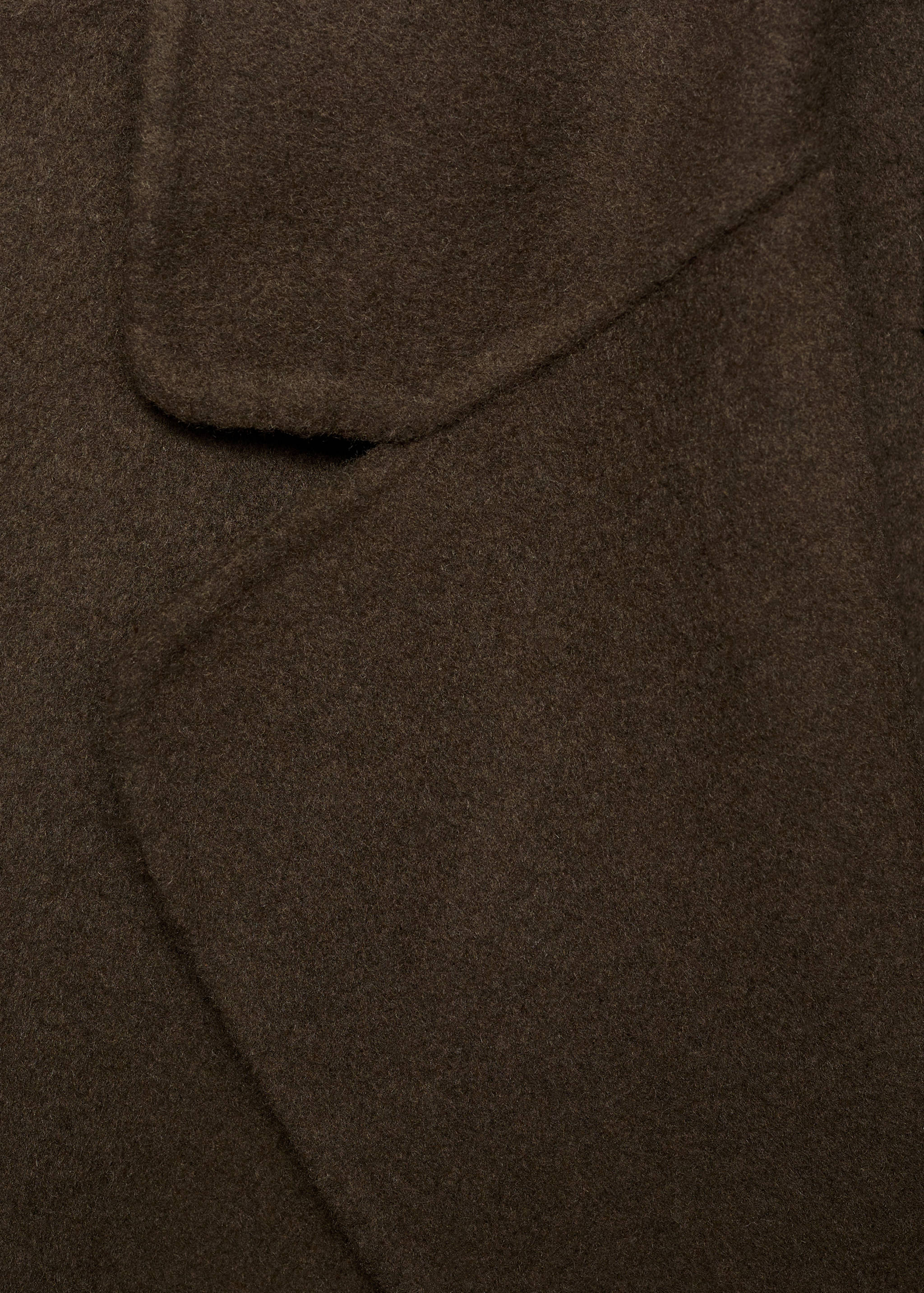 Handmade wool coat with belt - Details of the article 8