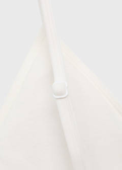 Essential triangle bra — Off White 2