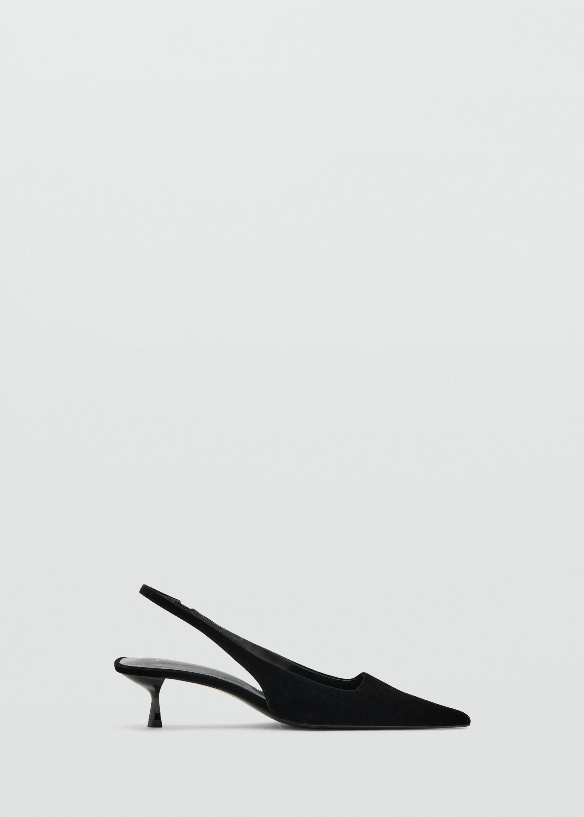 Velvet heeled shoes - Article without model