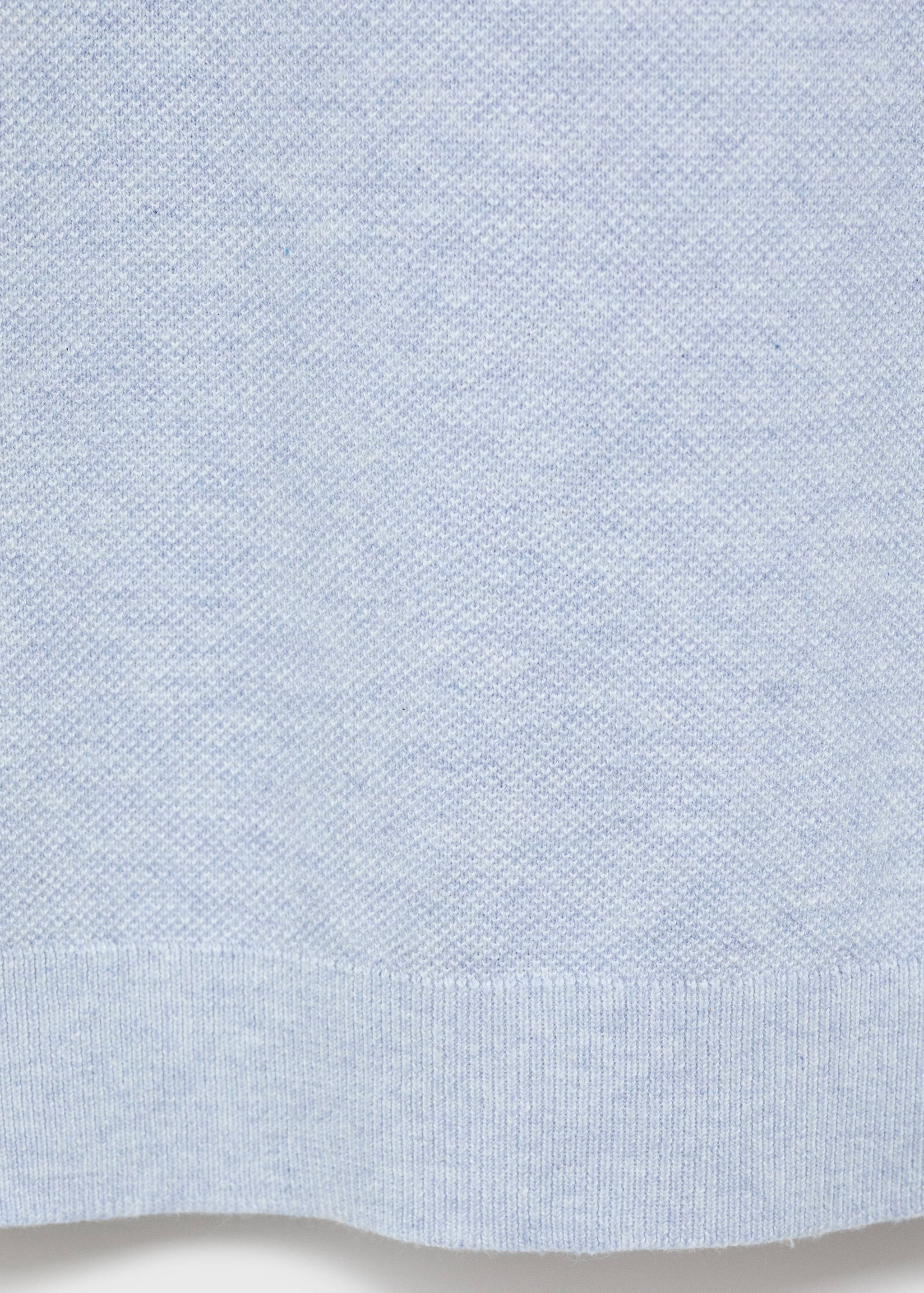 Slim fit strukturált kötésű pólóing - A termék adatai 0