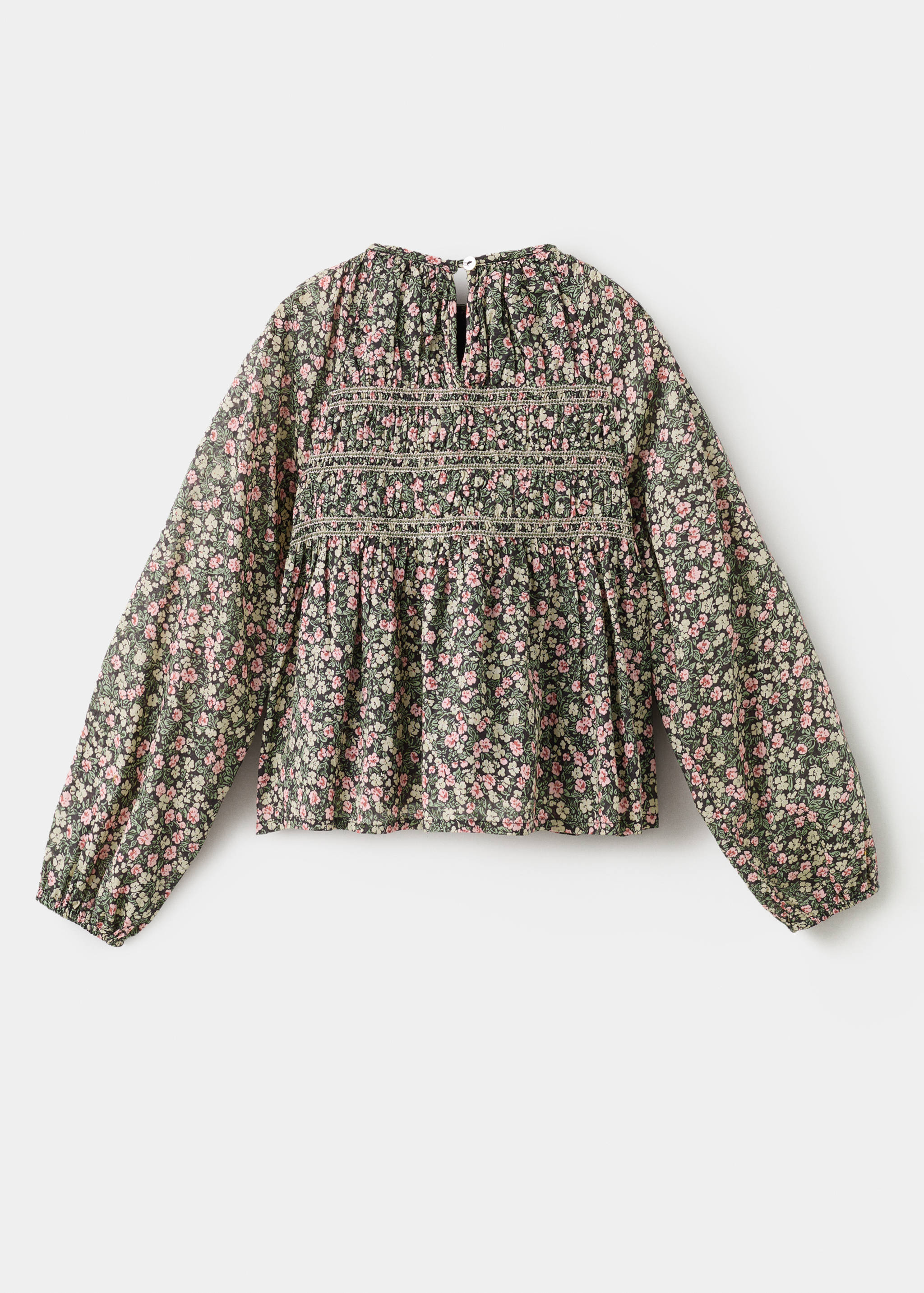 Floral print blouse - Reverse of the article