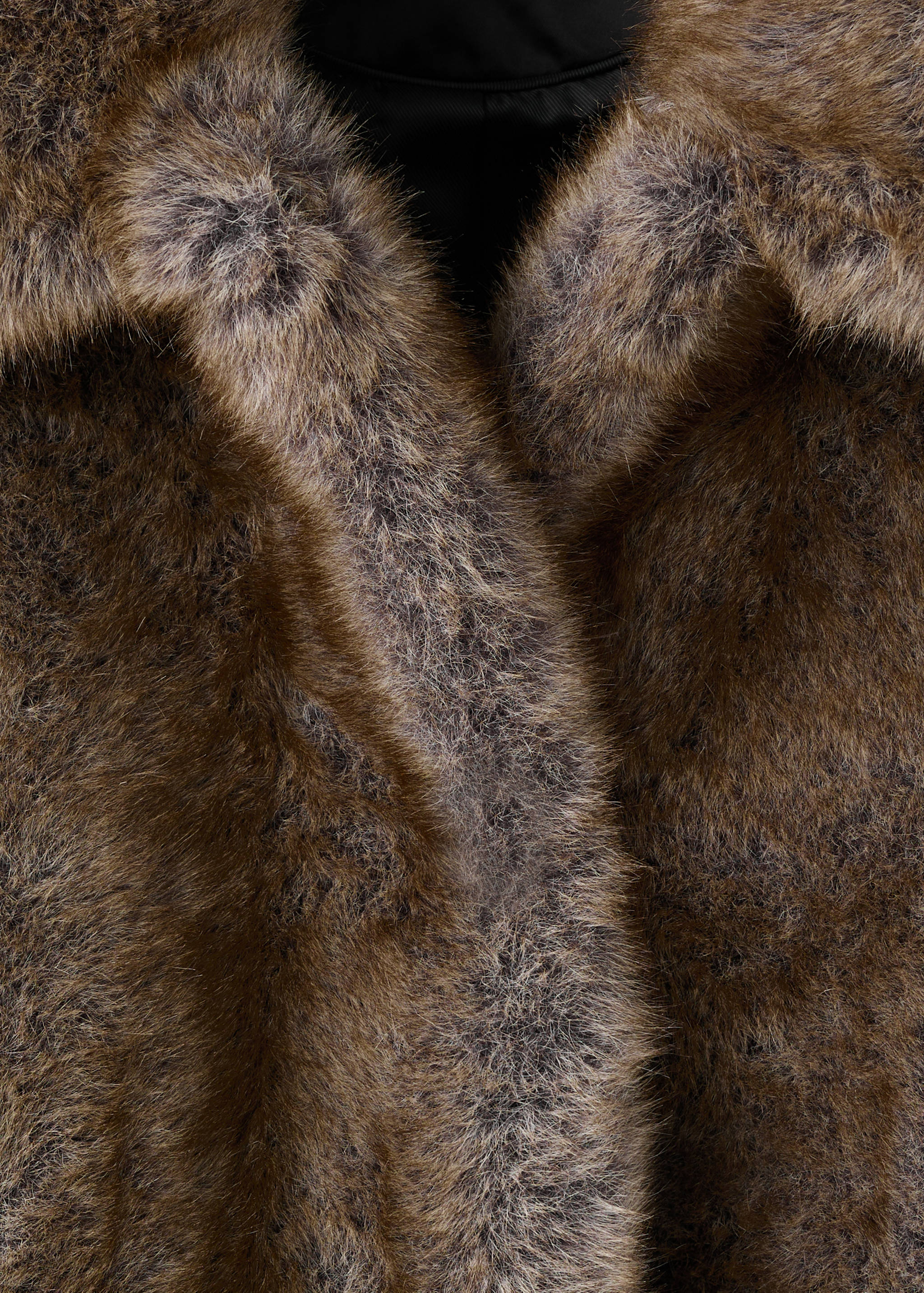 Chaqueta crop efecto pelo - Detalle del artículo 0