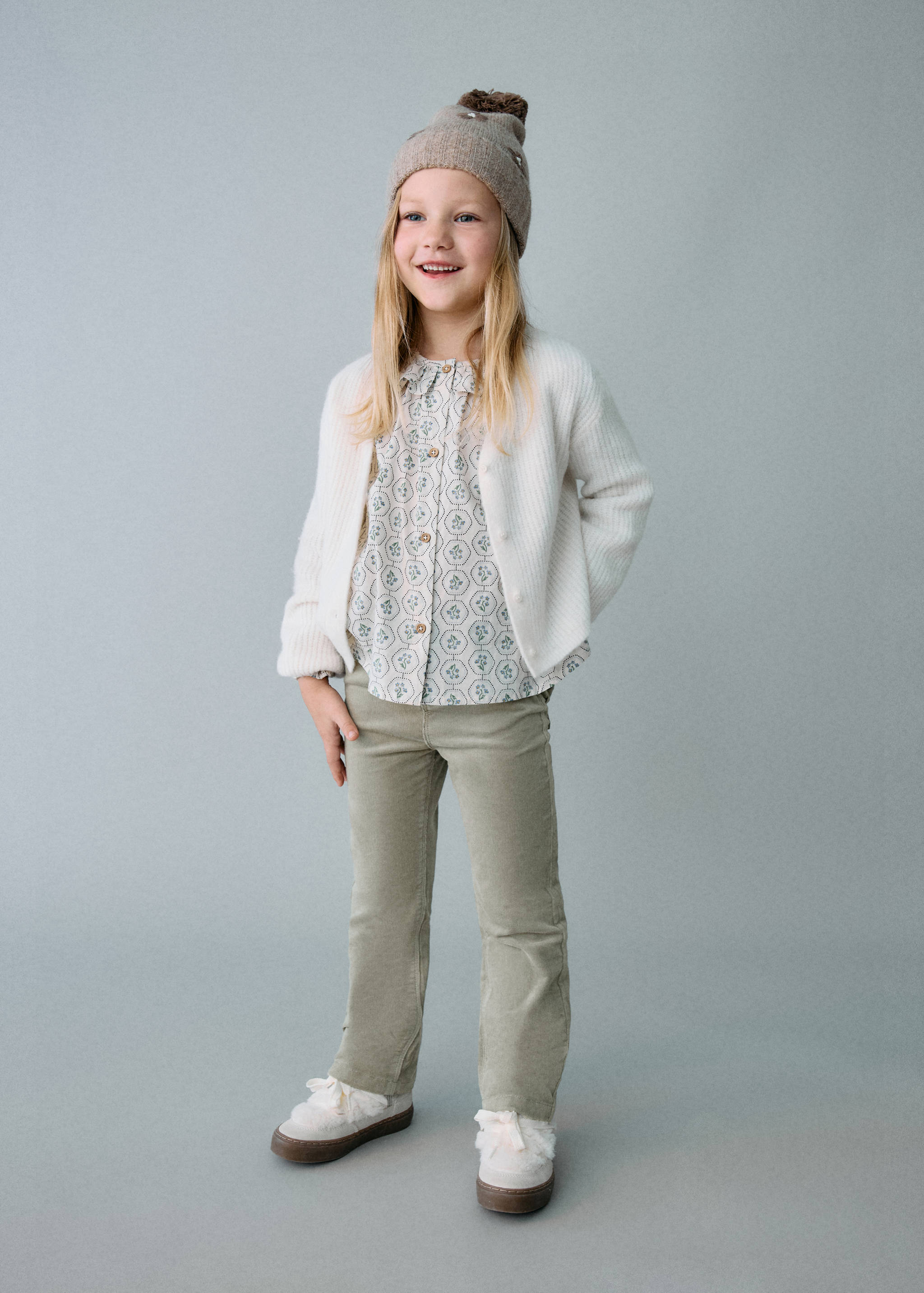 Flared corduroy pants - General plane