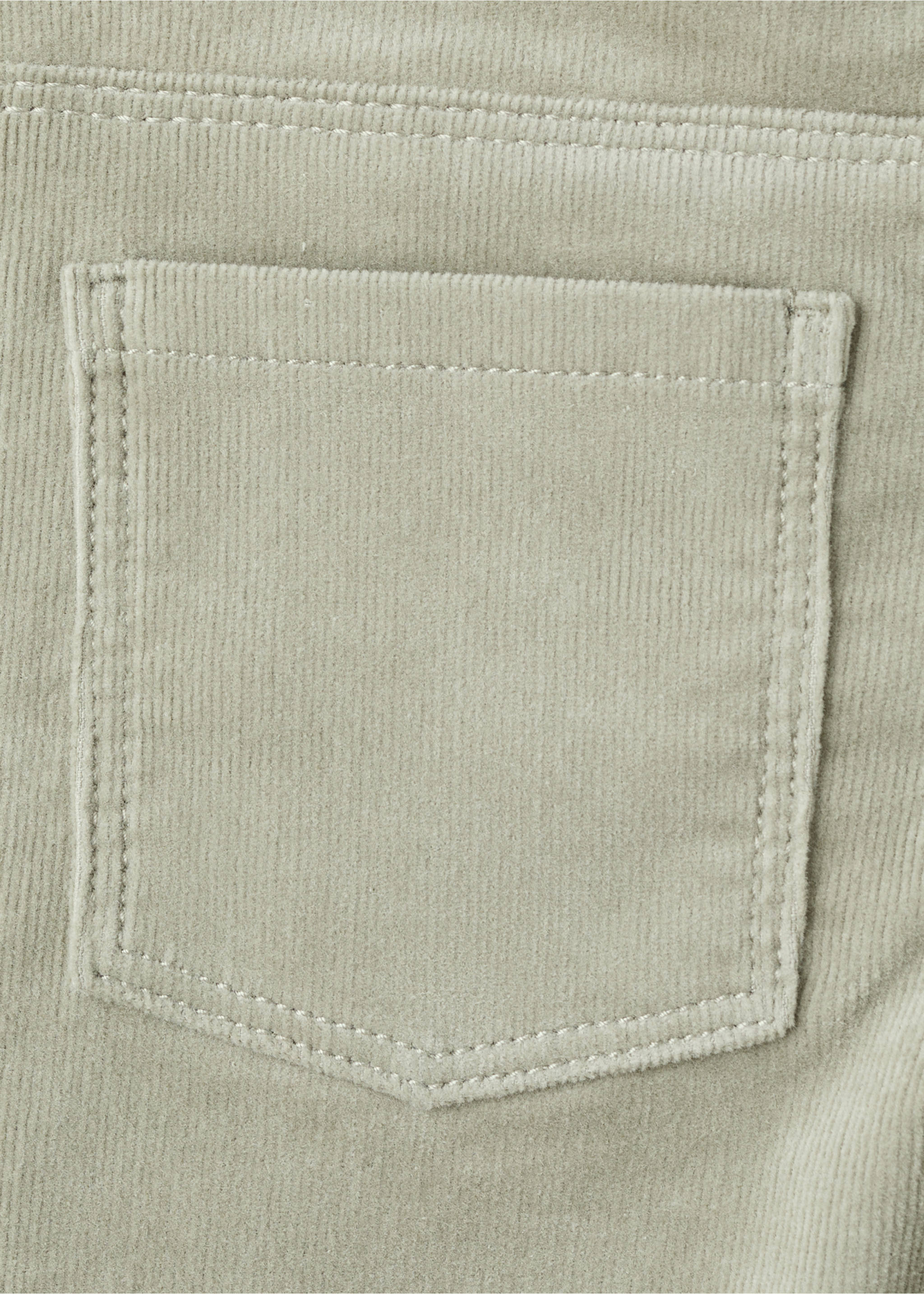 Pantalón flare pana - Detalle del artículo 8, Verde pastel. Ref: 17077771-00.