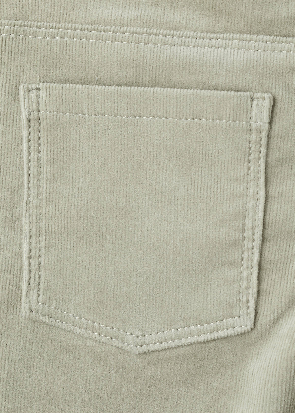 Flared corduroy trousers — Pastel Green