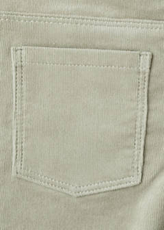 Flared corduroy trousers — Pastel Green 3