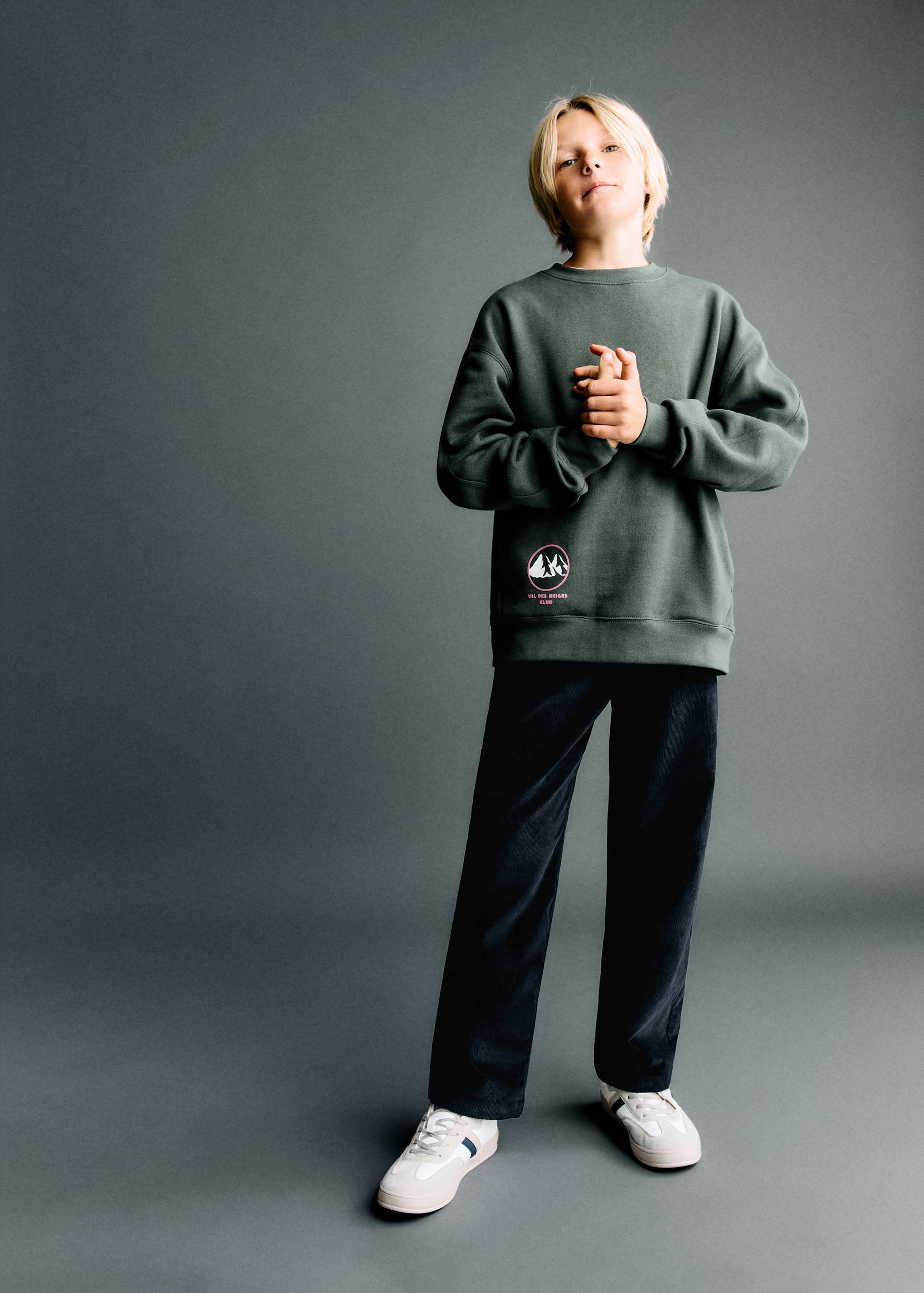 灯芯绒直筒裤 - null