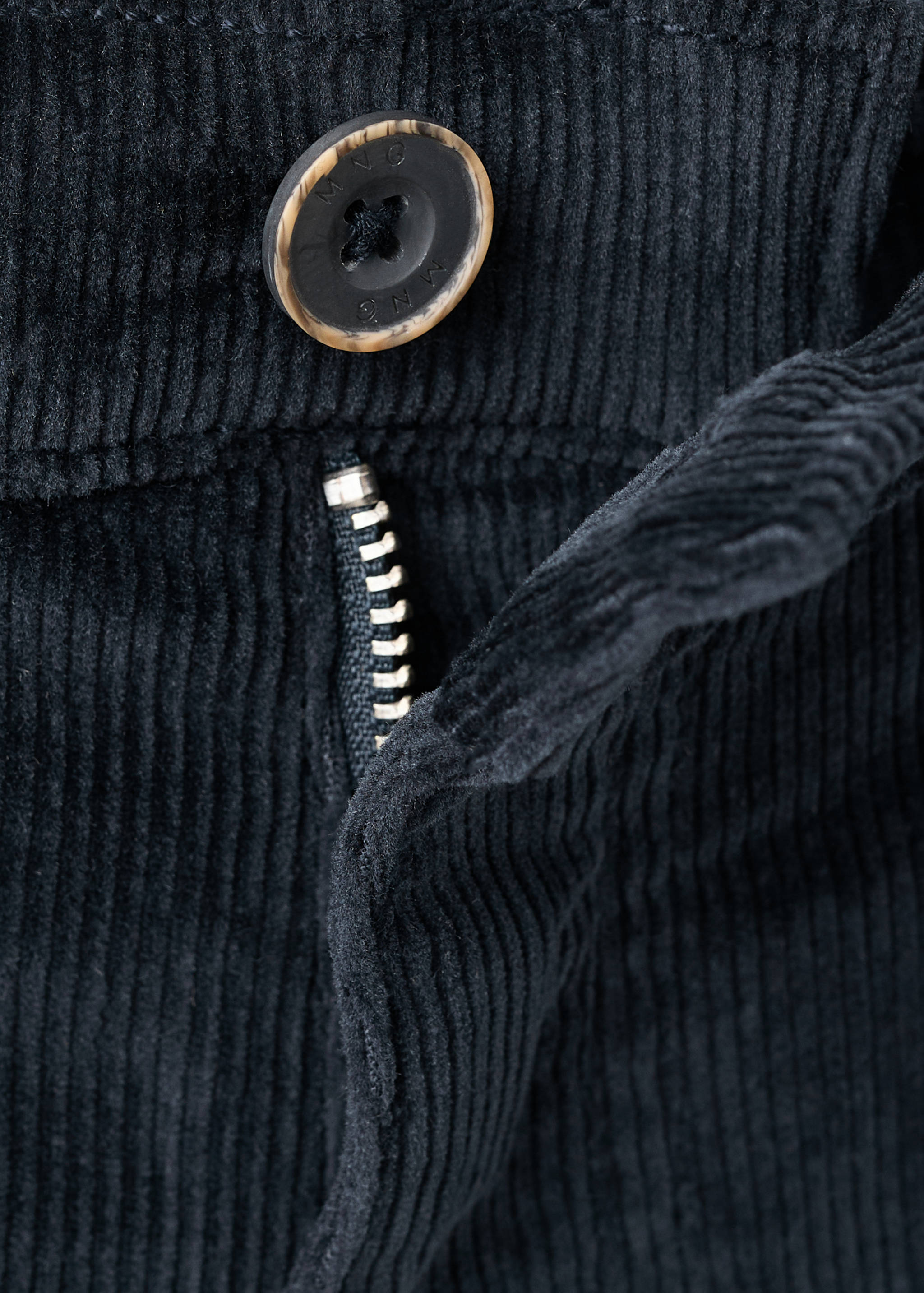 灯芯绒直筒裤 - null