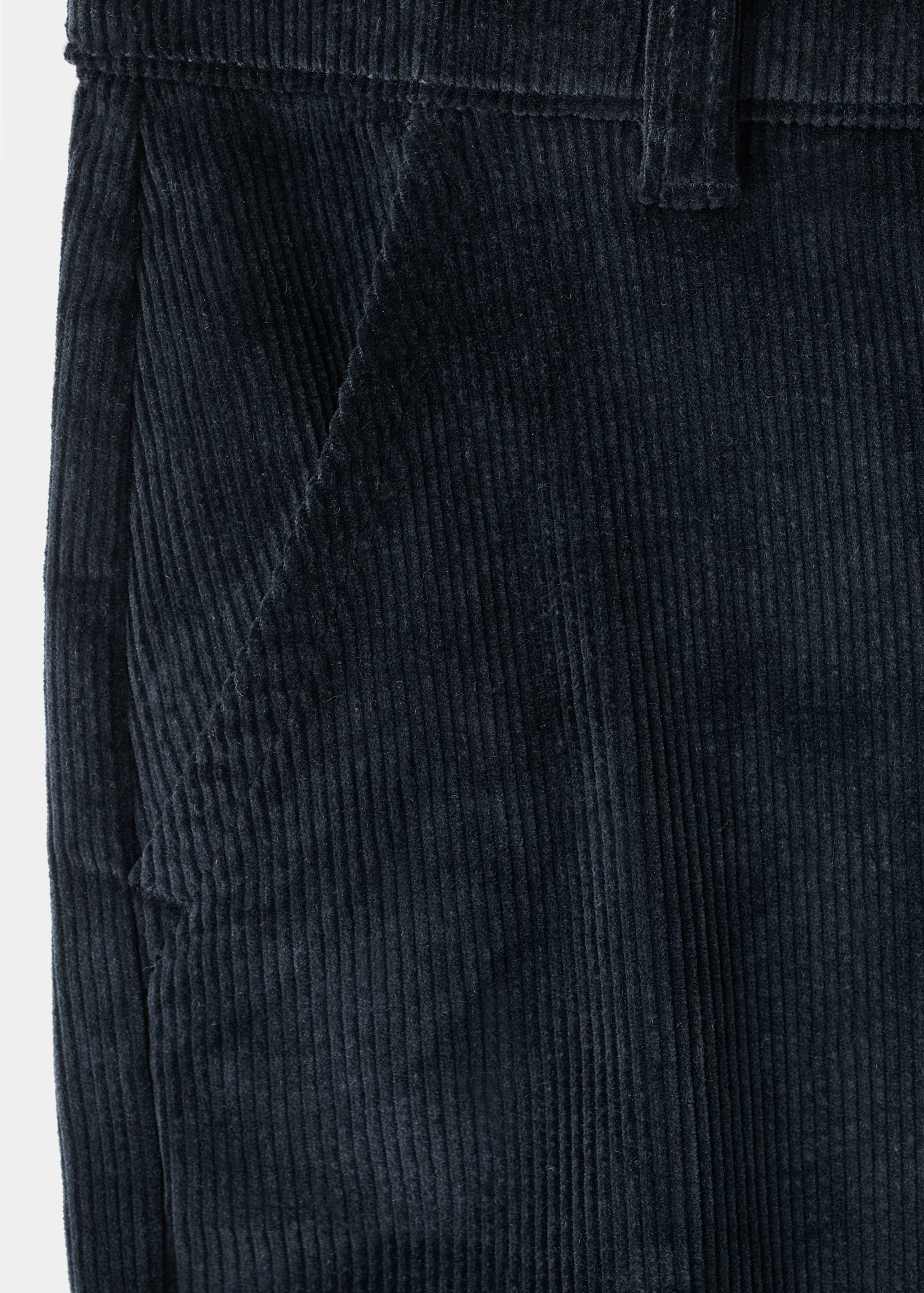 灯芯绒直筒裤 - null