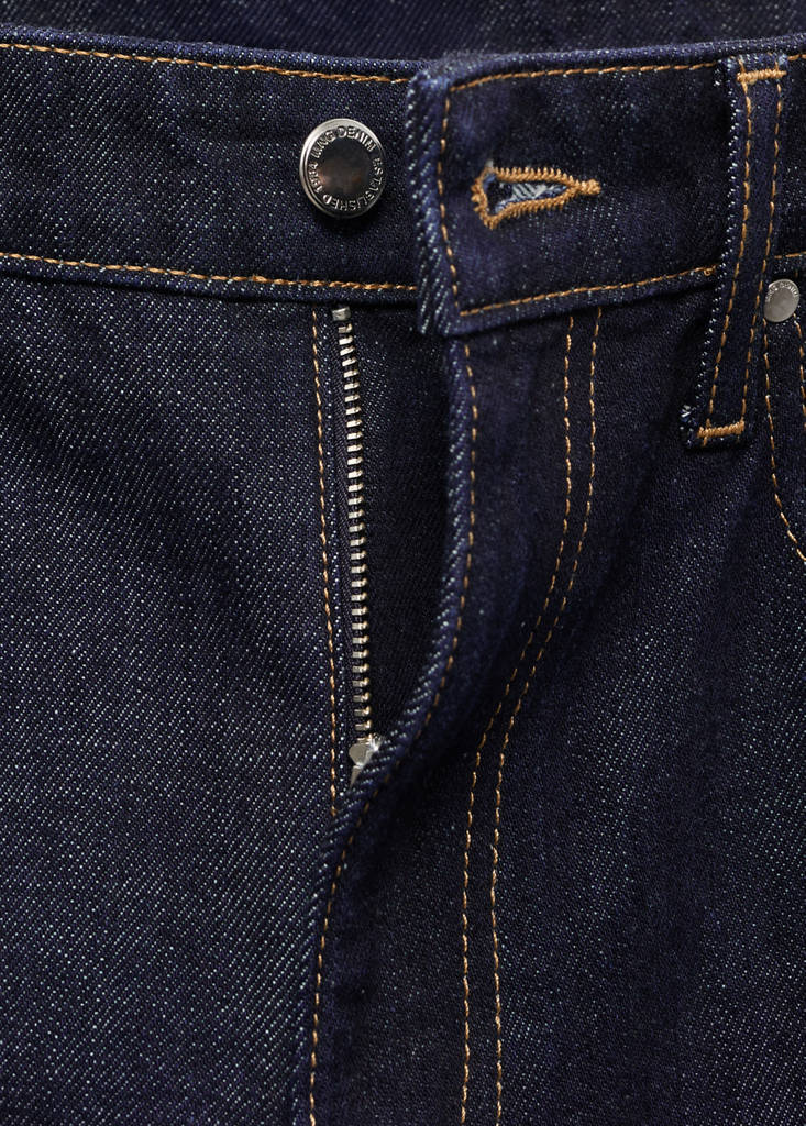 Straight-leg jeans with openings — Open Blue