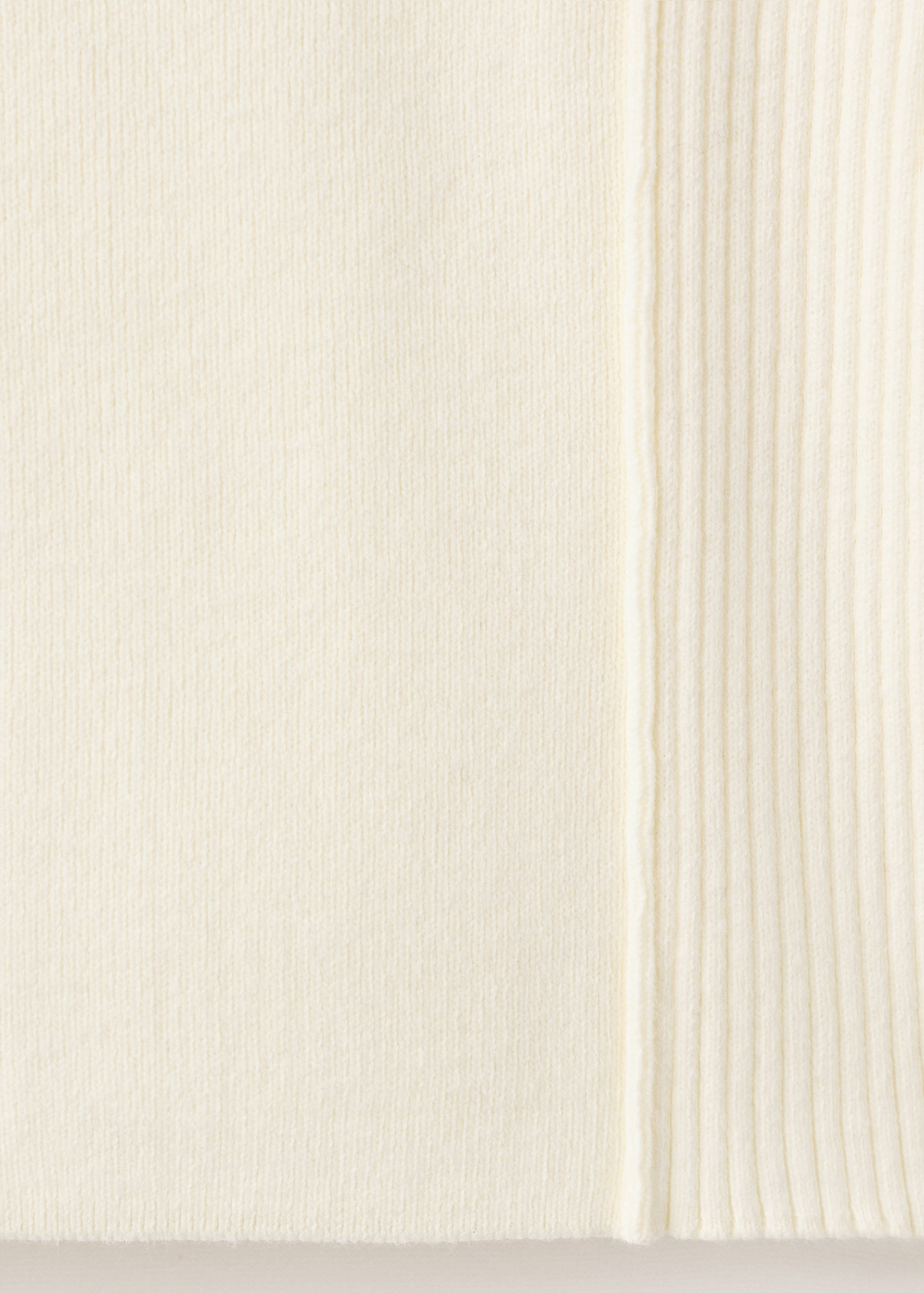 Ribbed knitted cardigan - Details of the article 0