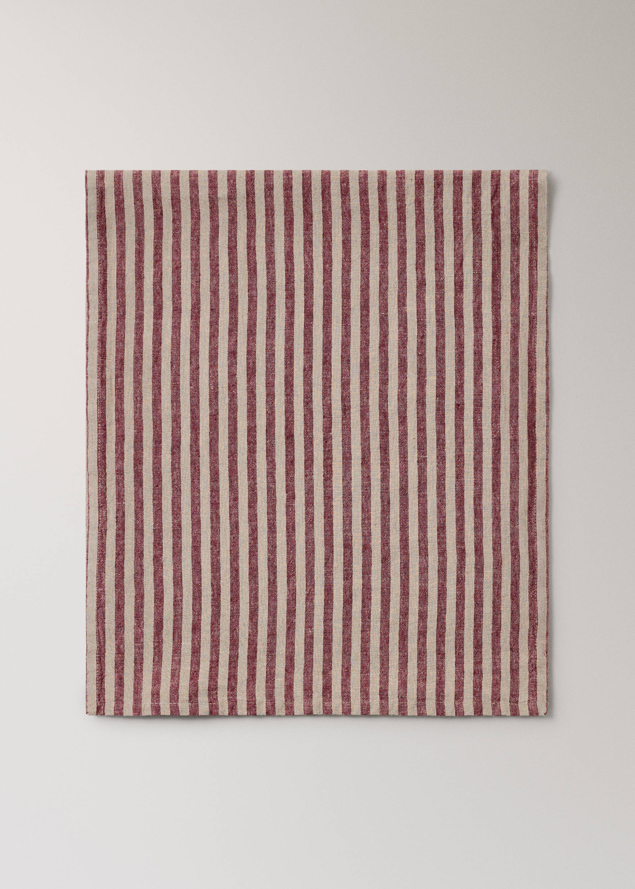 100% linen striped table runner - Article without model