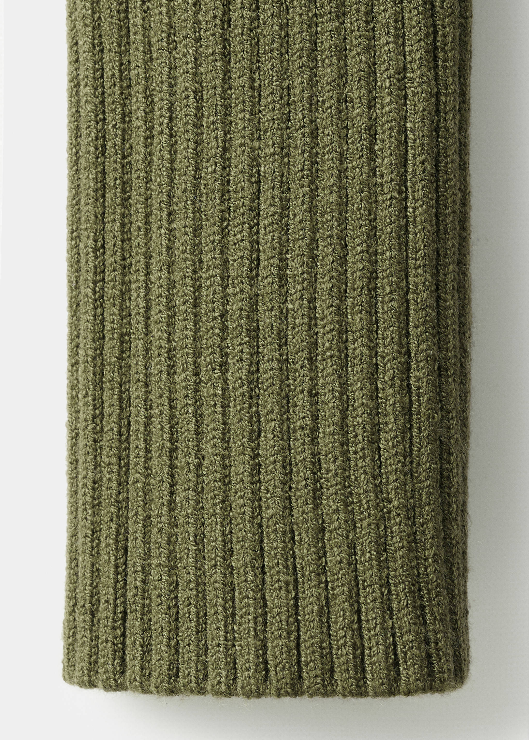 Cardigan combinado de pelo - Pormenor do artigo 0