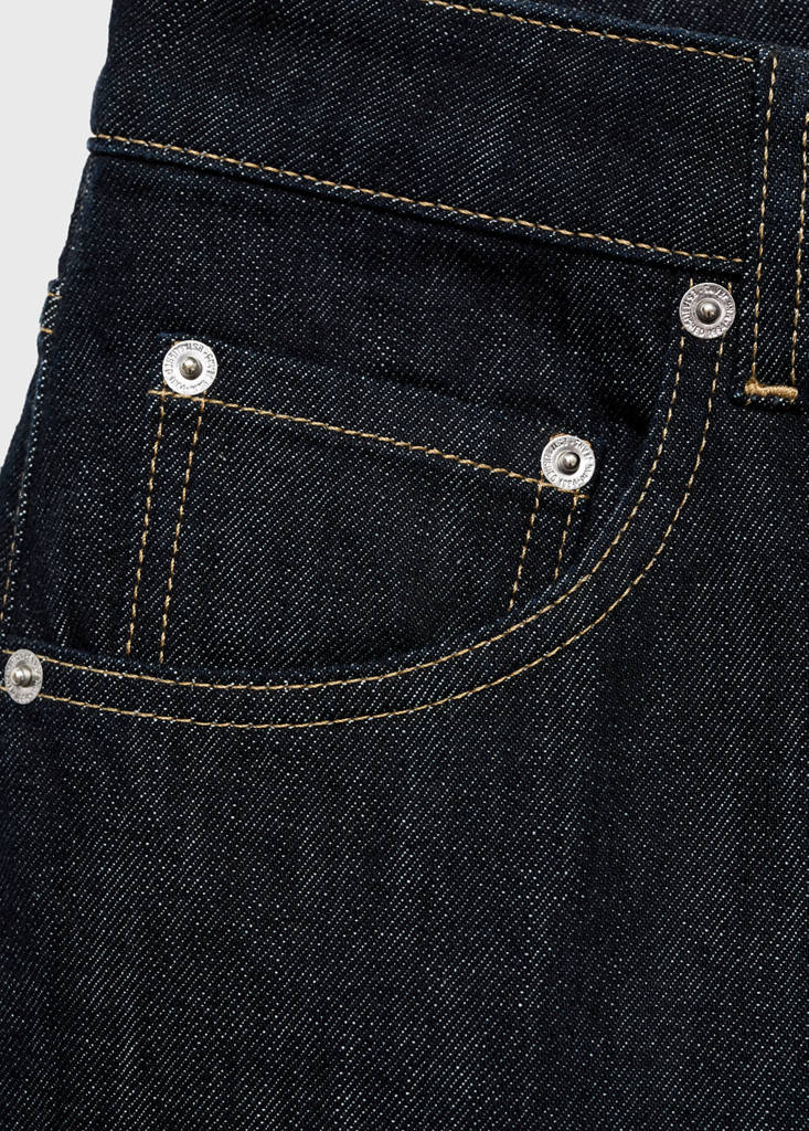 Wide leg jeans with buttons — Open Blue