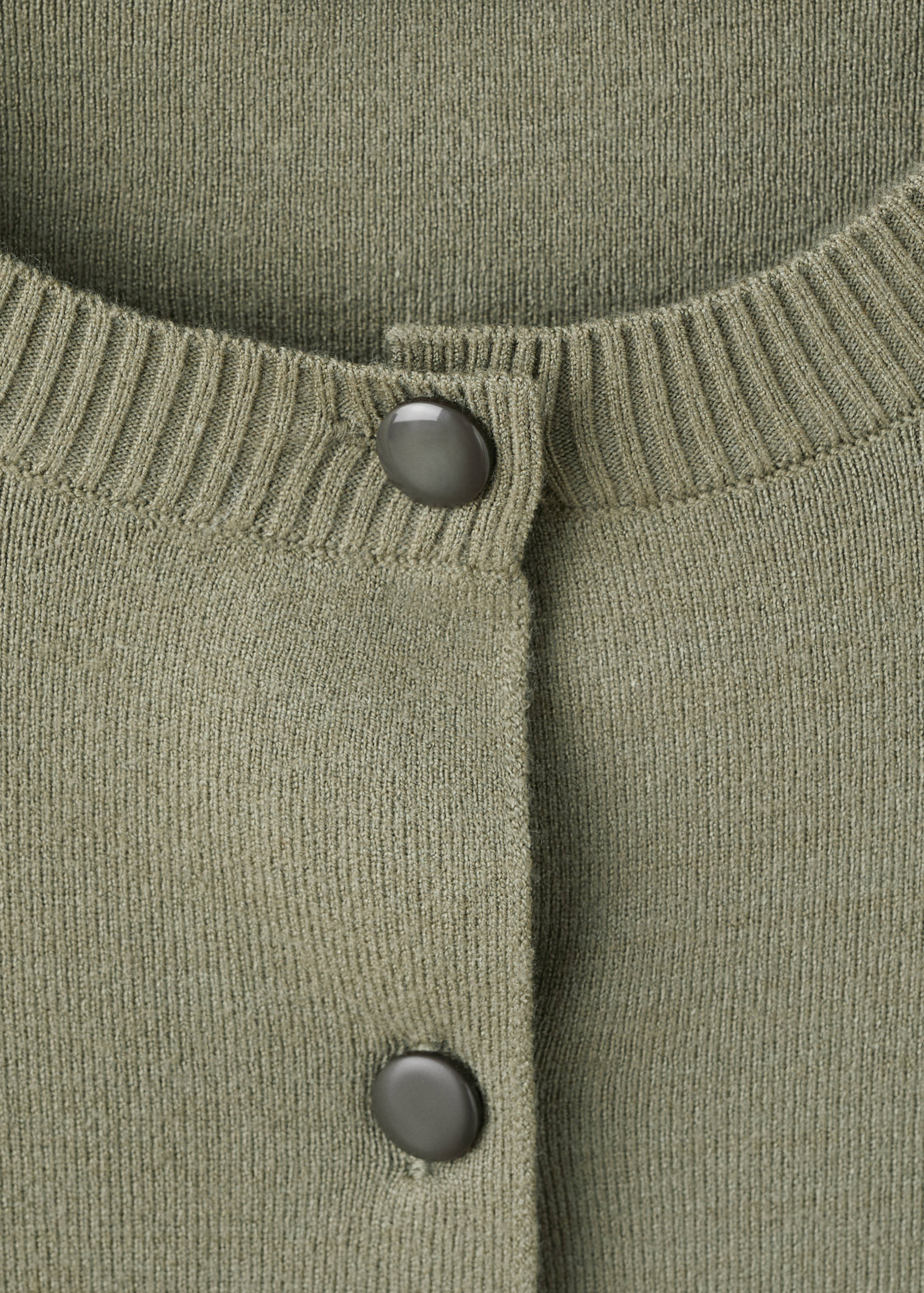 Knitted button cardigan - Details of the article 8