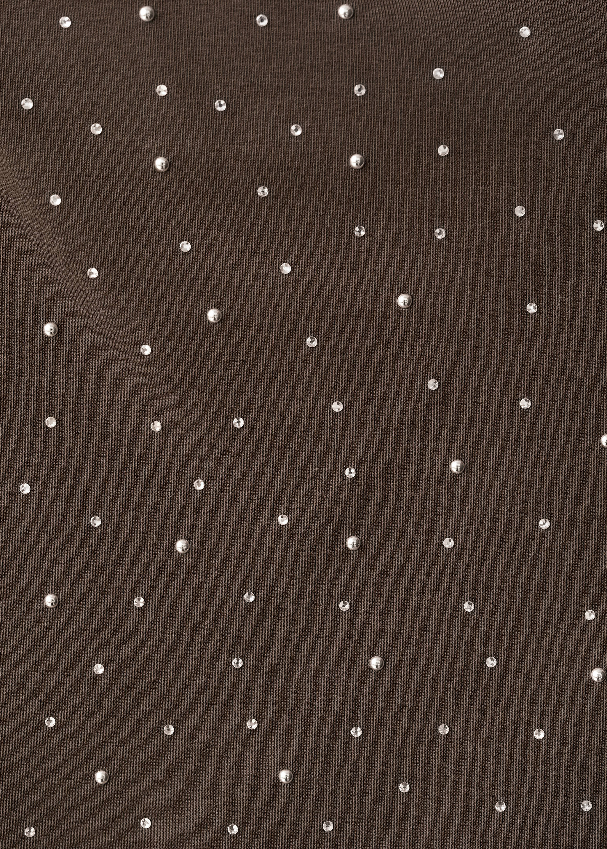 Asymmetrical top with rhinestones - Details of the article 0