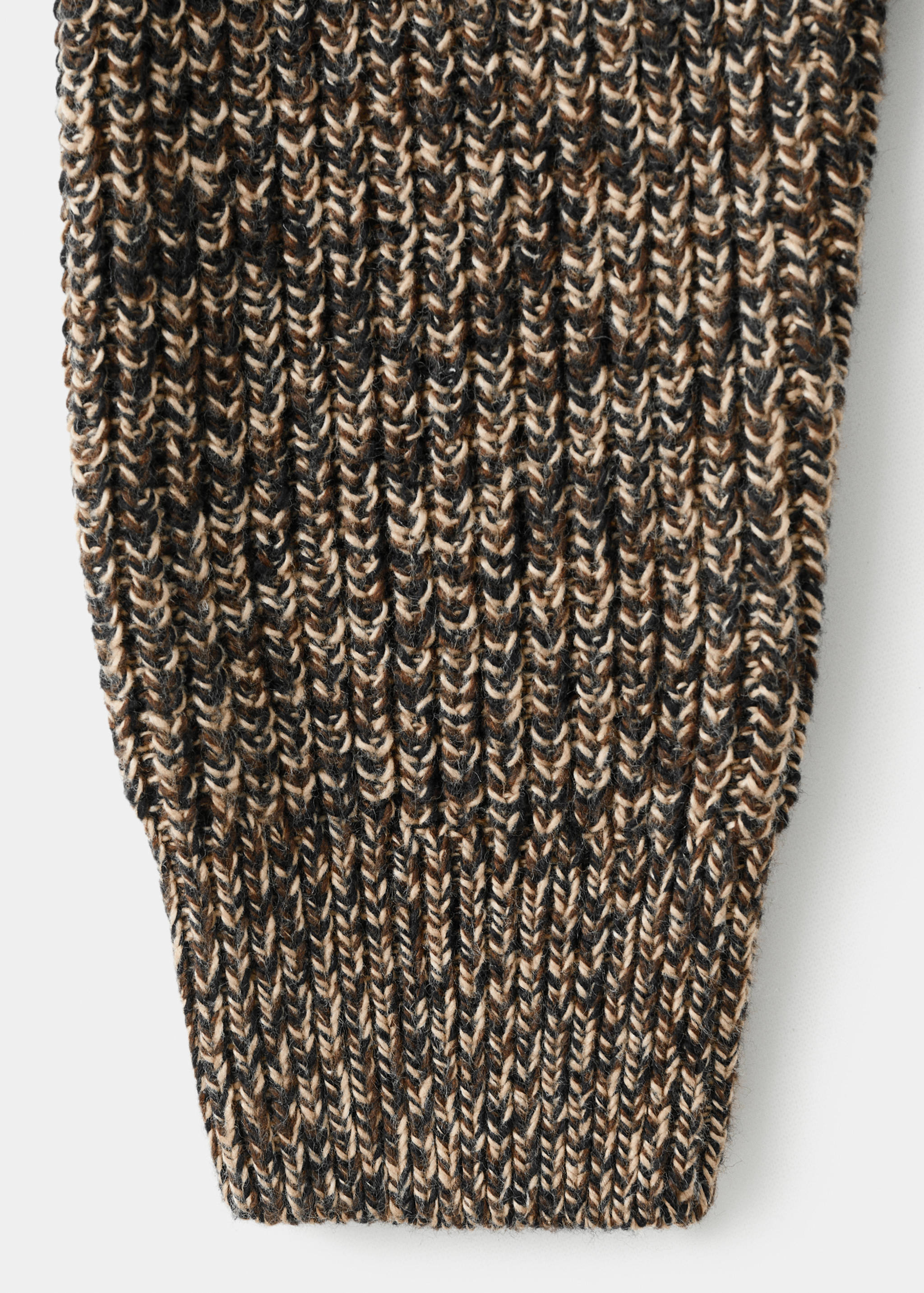 Speckled zip-up cardigan - Details of the article 0