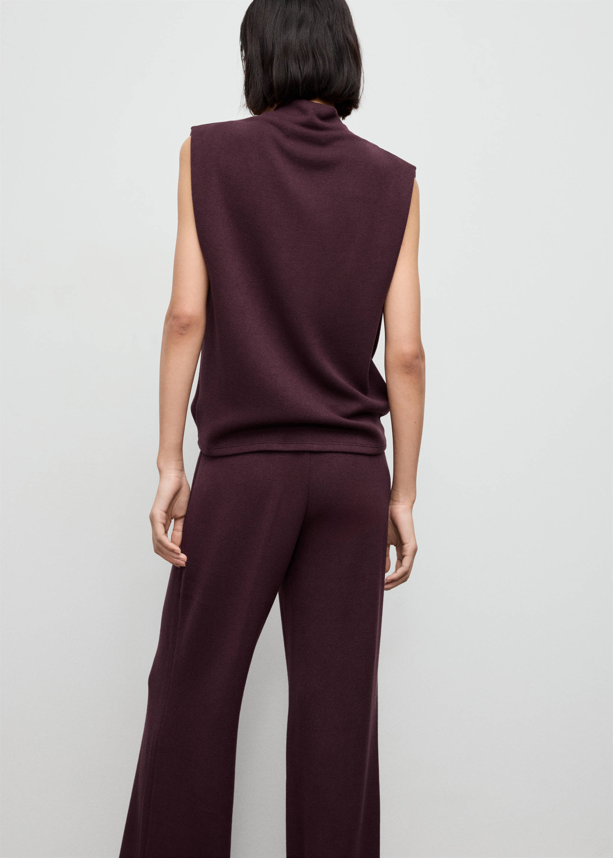 Draped neck top - Reverse of the article